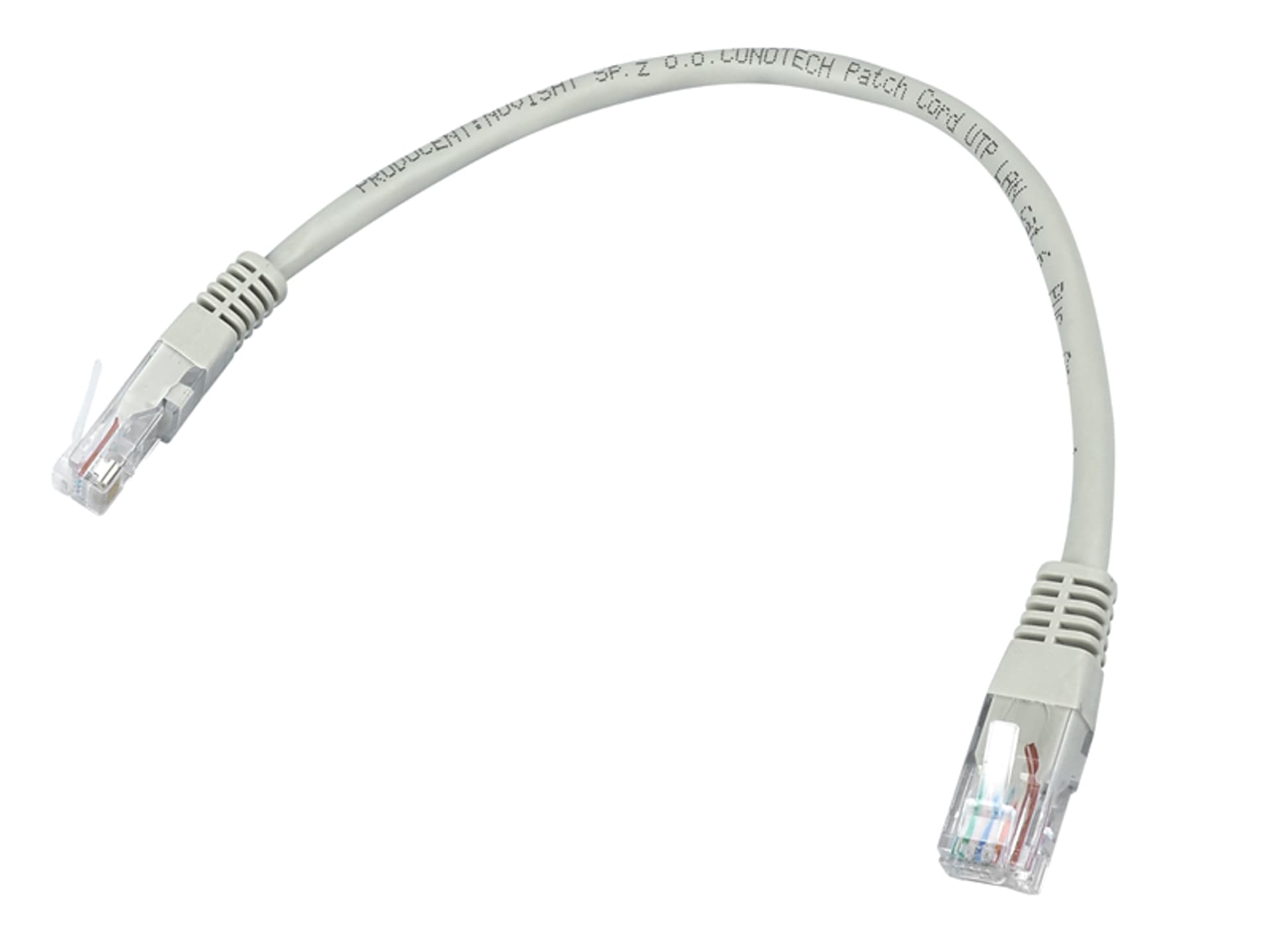 

Kabel komp.sieciowy 1:1 8P8C CAT6E 0,25m (patchcord) (1LM)