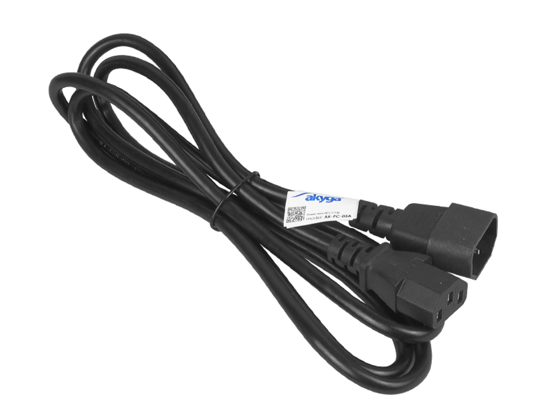 

Kabel komputerowy zasilający wtyk - gniazdo, 1.8m (przedłużacz) AK-PC-03A. (1LM)