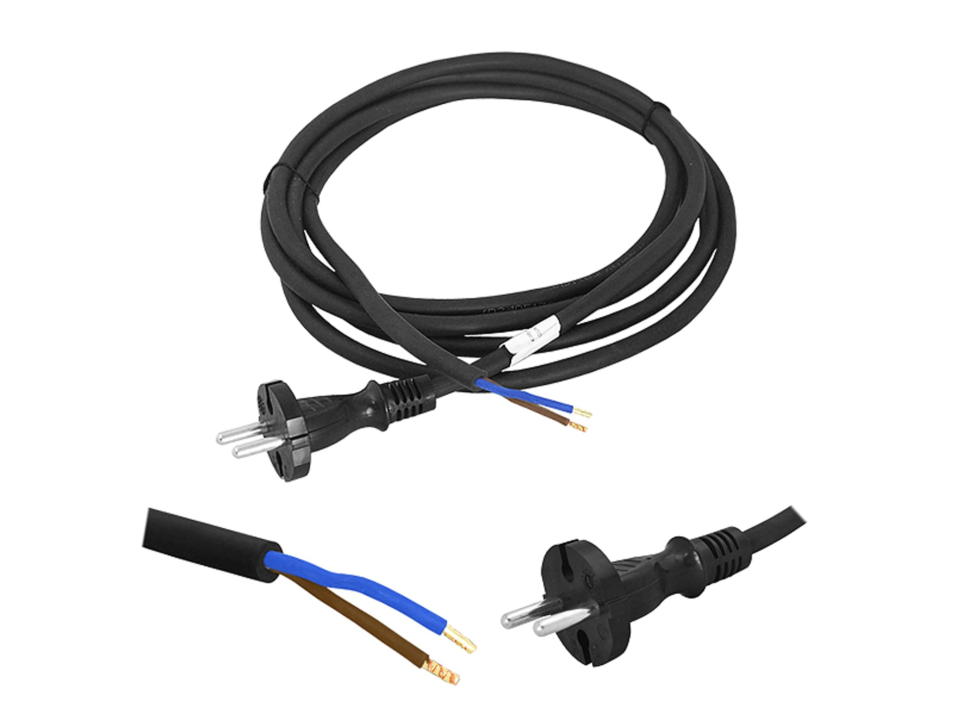 

Kabel zasilający 5m GUMA 2x1,5. (1LM)