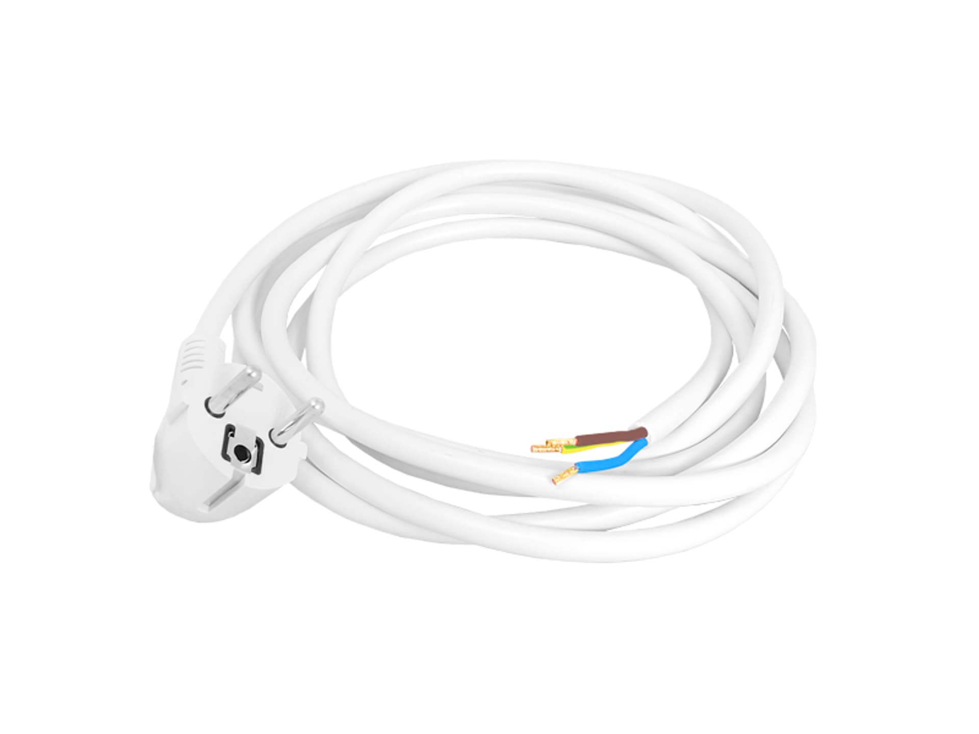 

1 szt. Kabel zasilający 3x1, biały, 3m.