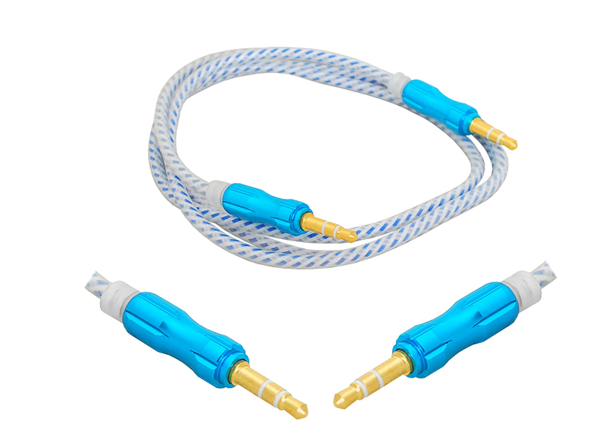 

1 szt. Kabel Jack 3,5mm-Jack 3,5mm, 1m, w oplocie HQ.