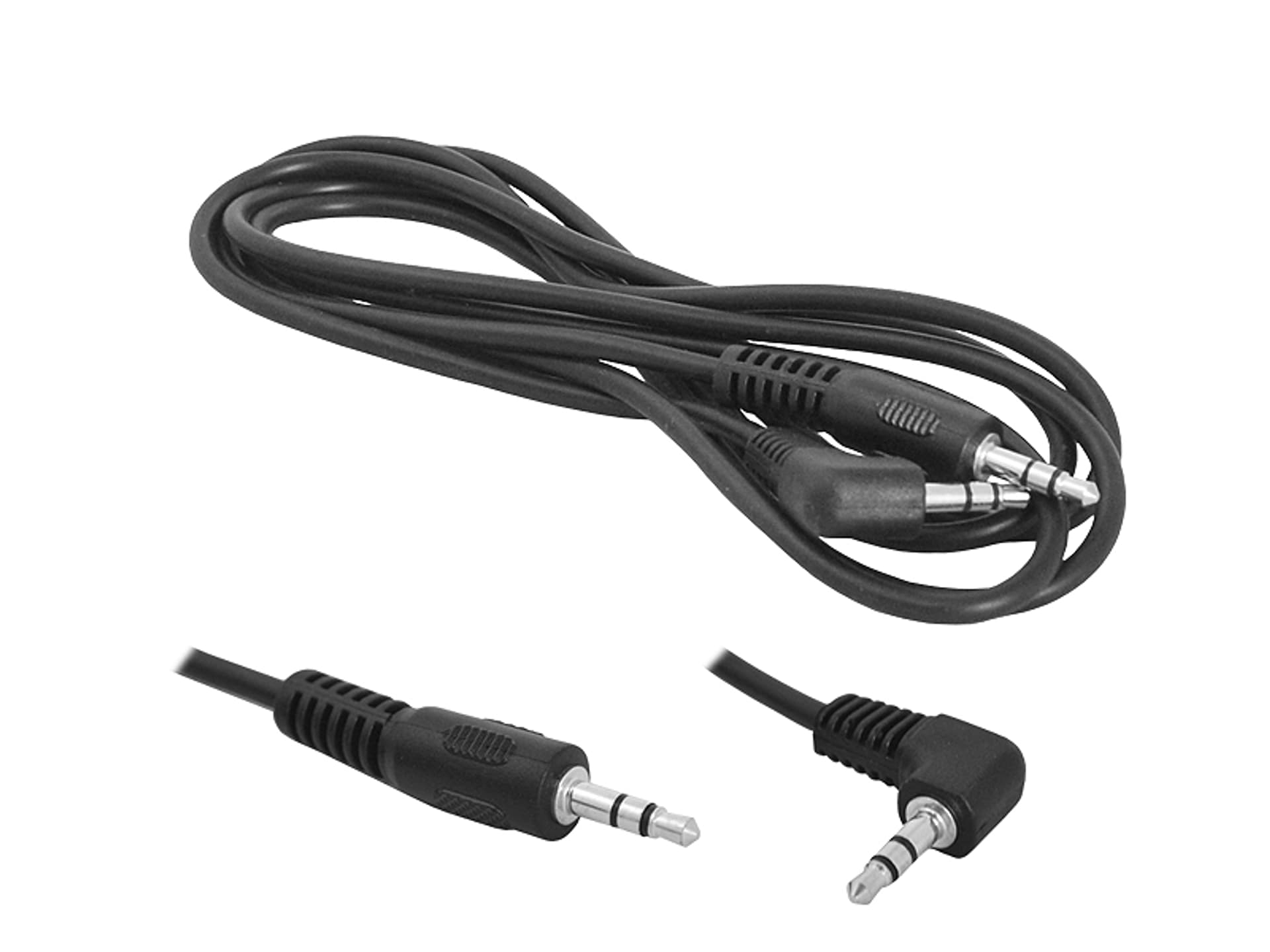 

Kabel Jack 3,5mm-Jack 3,5mm, 3m, wtyk kątowy. (1LM)