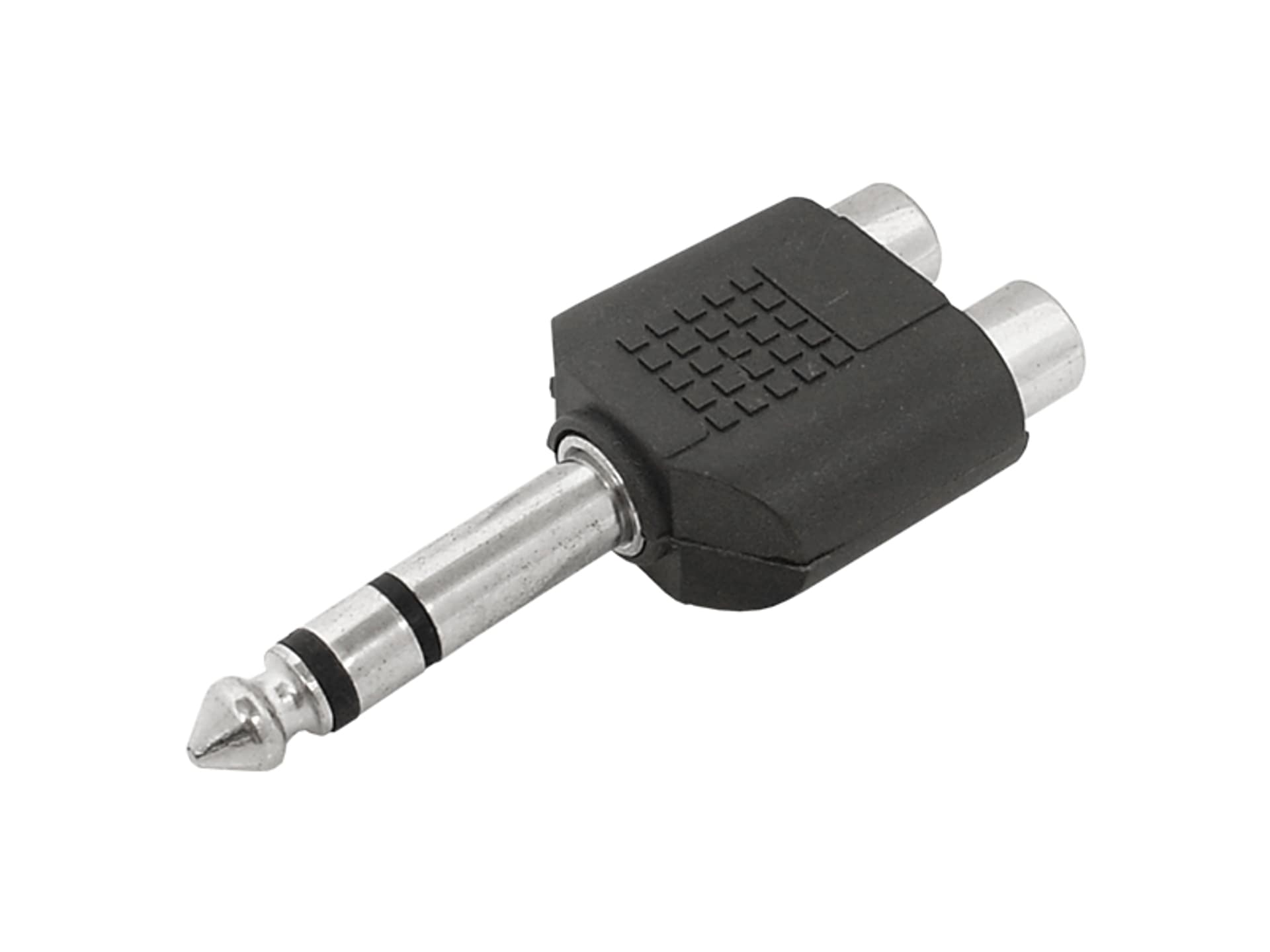 

Przejście Jack: wtyk 6.3 stereo - 2 gniazda RCA (1LM)