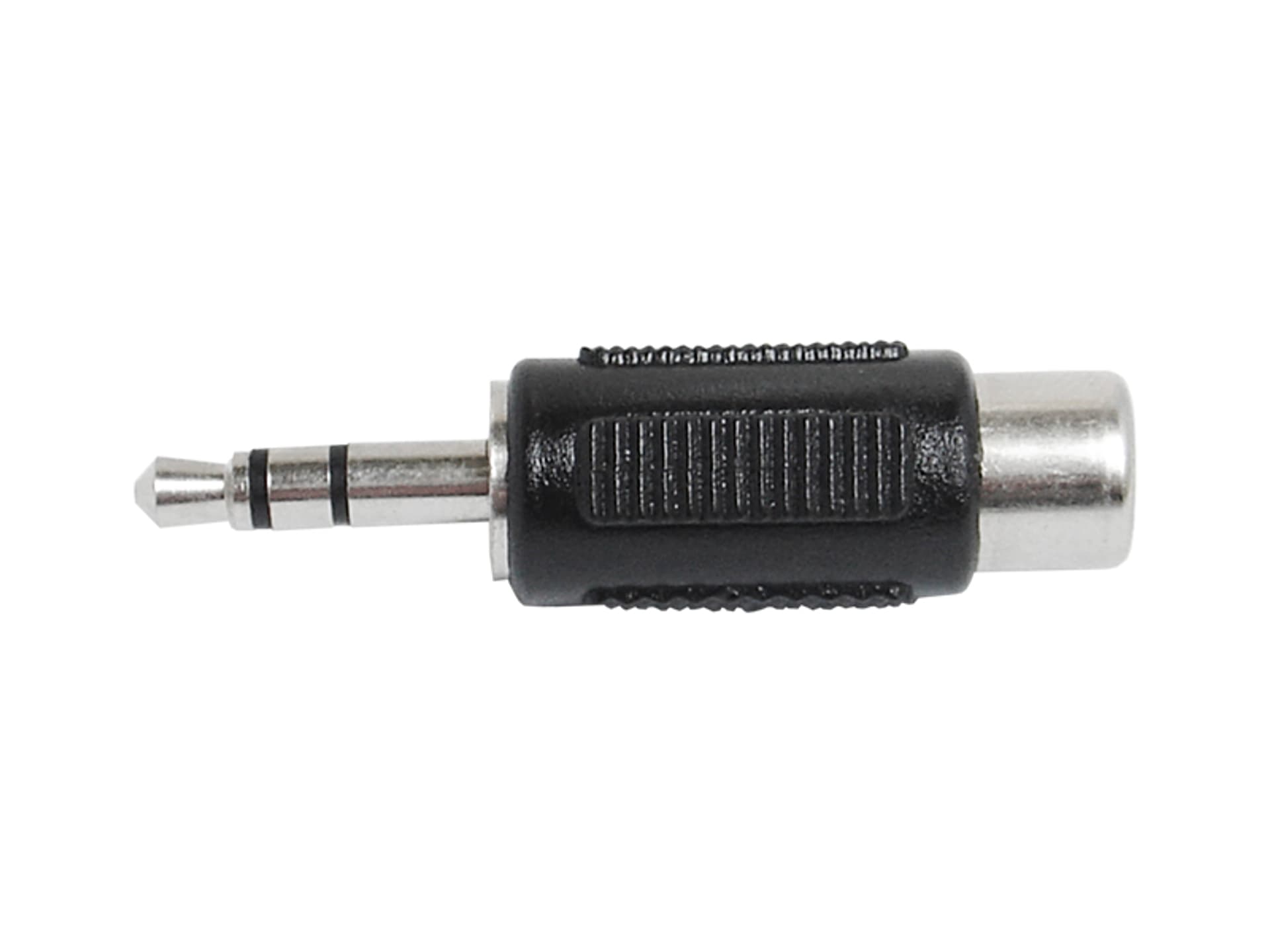 

20 szt. Przejście Jack: wtyk 3.5 stero - gniazdo RCA, pozłacane.
