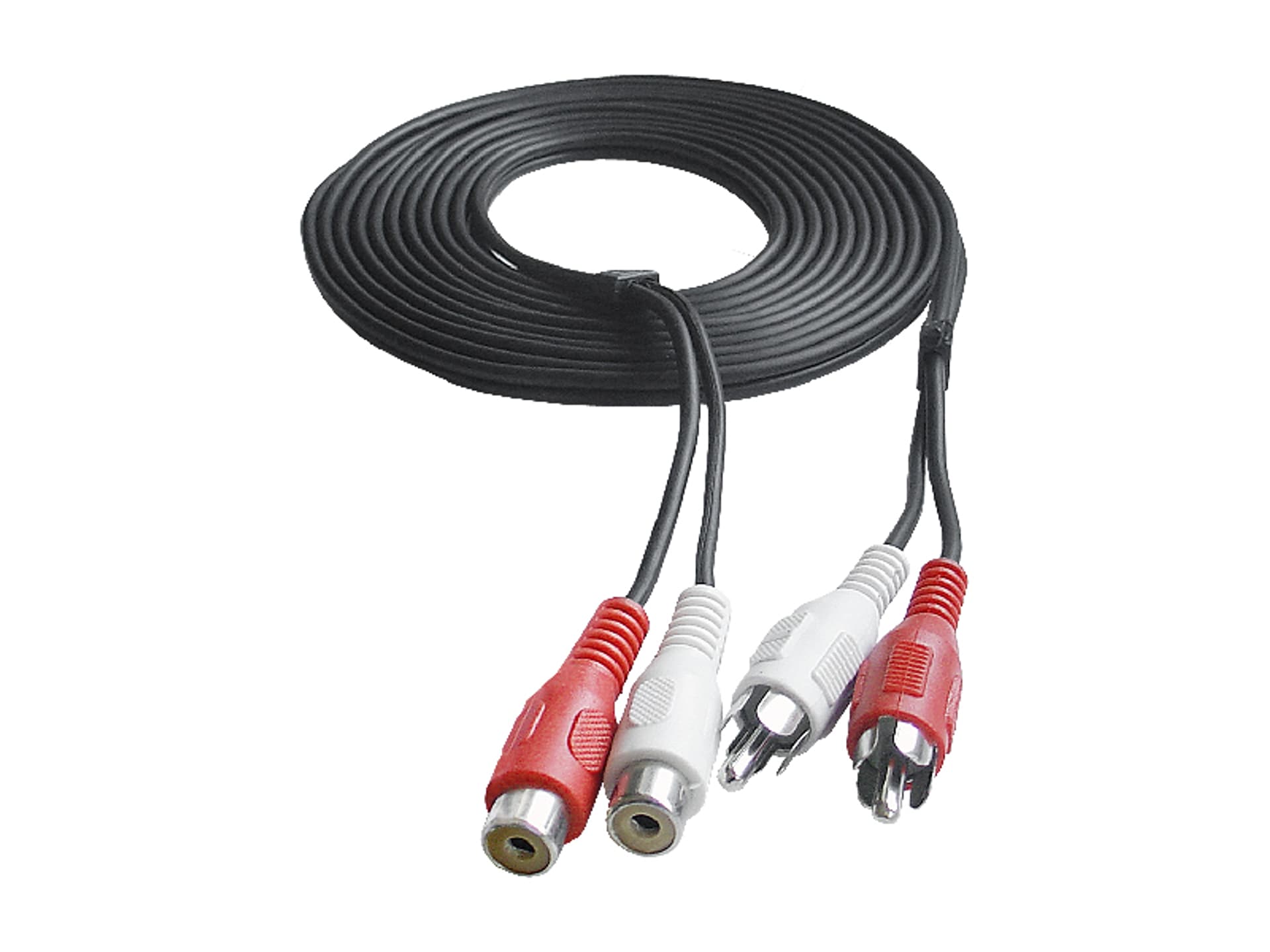 

Kabel 2 wtyki RCA - 2 gniazda RCA 3m (1LM)