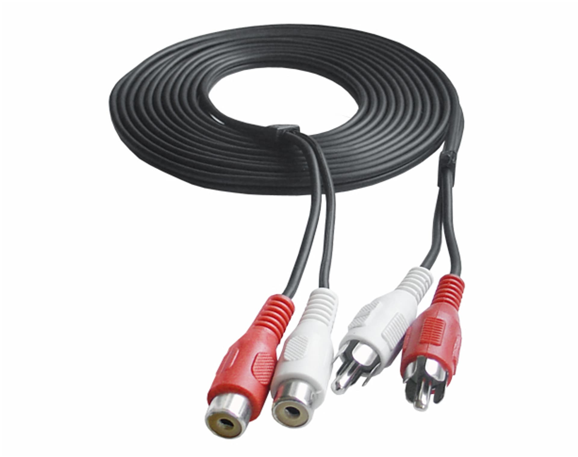 

Kabel 2 wtyki RCA - 2 gniazda RCA 5m (1LM)