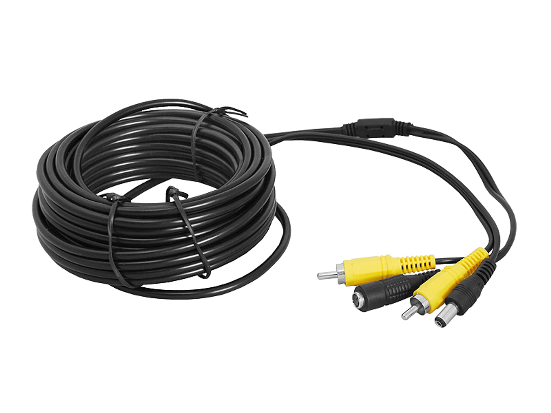 

1 szt. Kabel 1RCA + gnizado DC - 1RCA + wtyk DC, 15M.