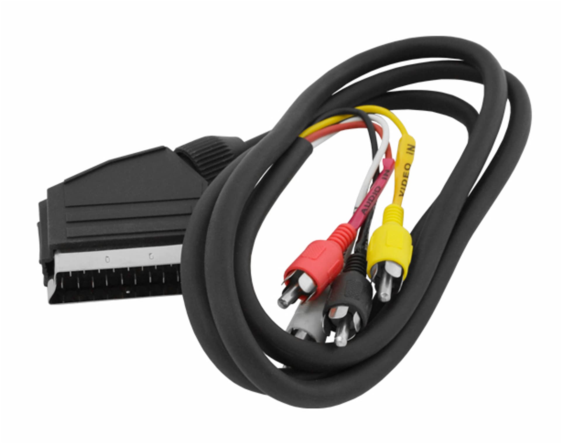 

Kabel Euro - 4 RCA okrągły kabel 3m (1LM)