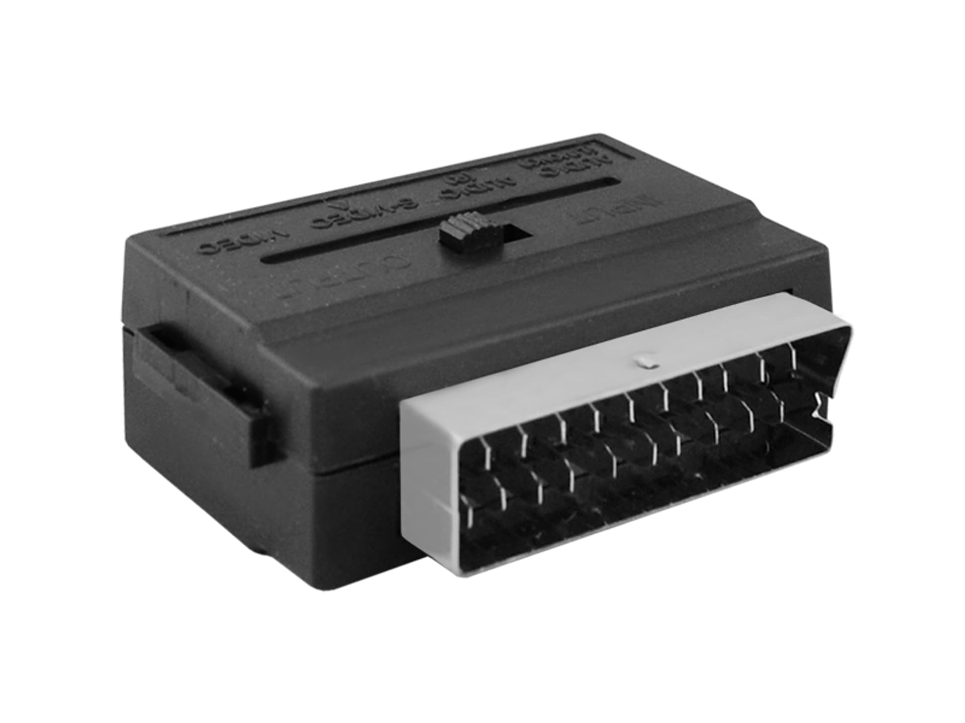 

PS Przejście EURO - 3 gniazda RCA + SVHS + przełącznik. (1LM)