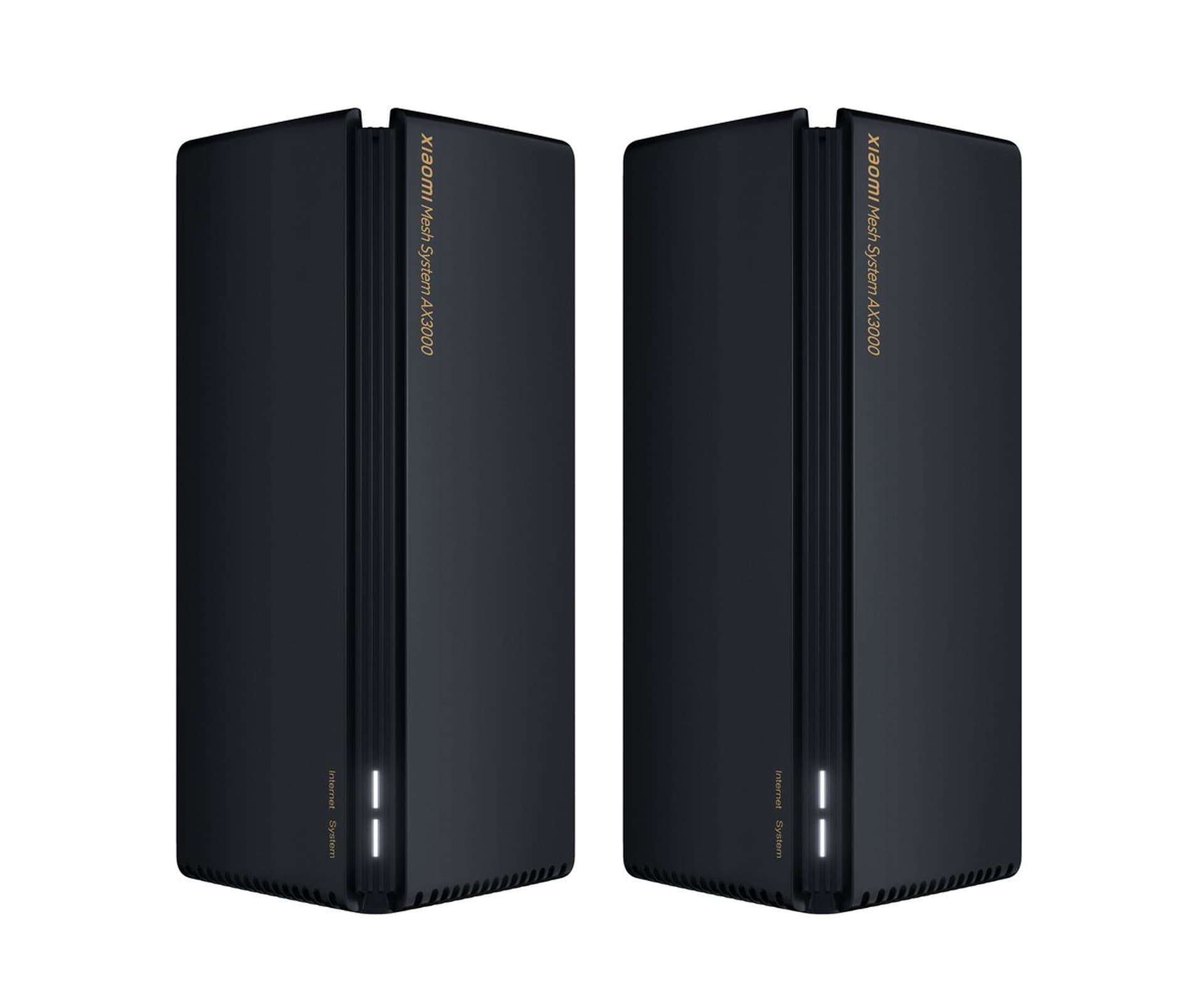 

Xiaomi Mesh System AX3000 (2-pack) 802.11ax, 574+2402 Mbit/s, Ethernet LAN (RJ-45) ports 3, Mesh Support Yes, MU-MiMO No, Ante, Rj-45) ports 3/mesh support yes/mu-mimo no/ant