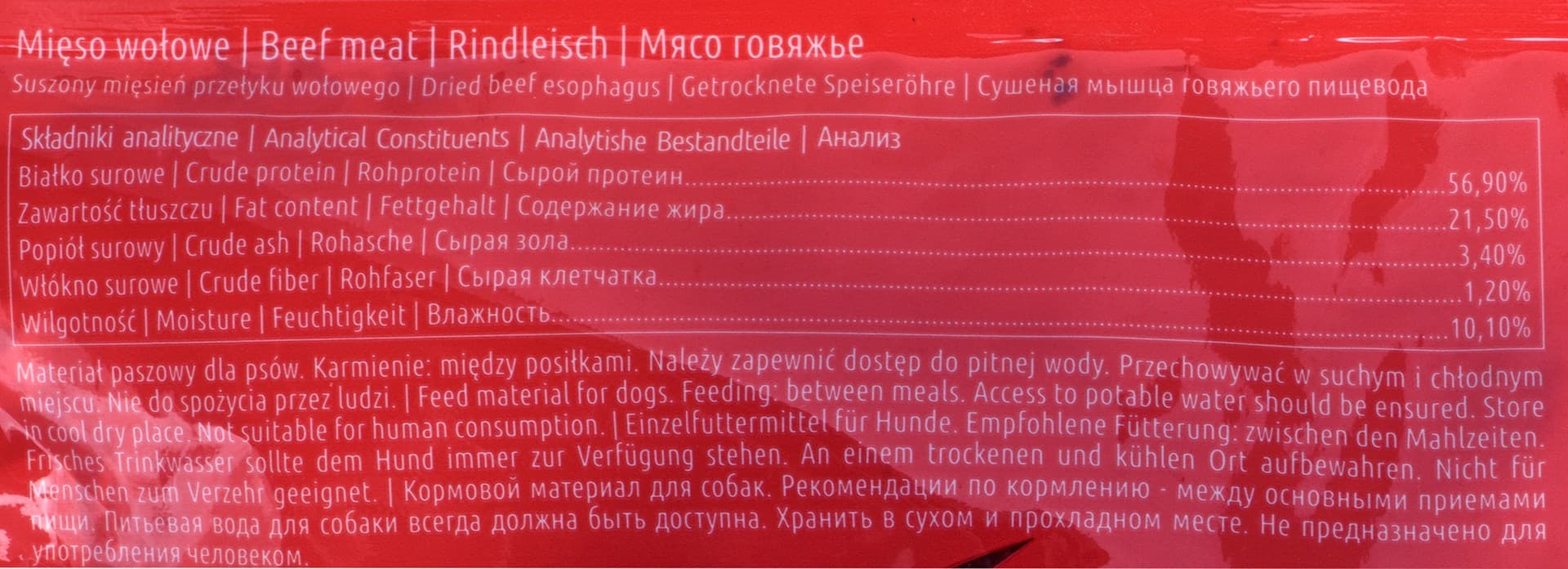 

MACED Przysmak dla psa - mięso wołowe 150g