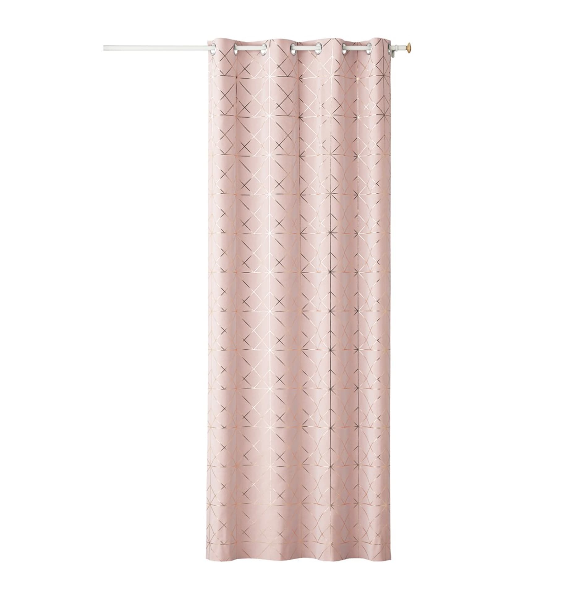 

Zasłona GLAMMY Dusty Pink 140x250