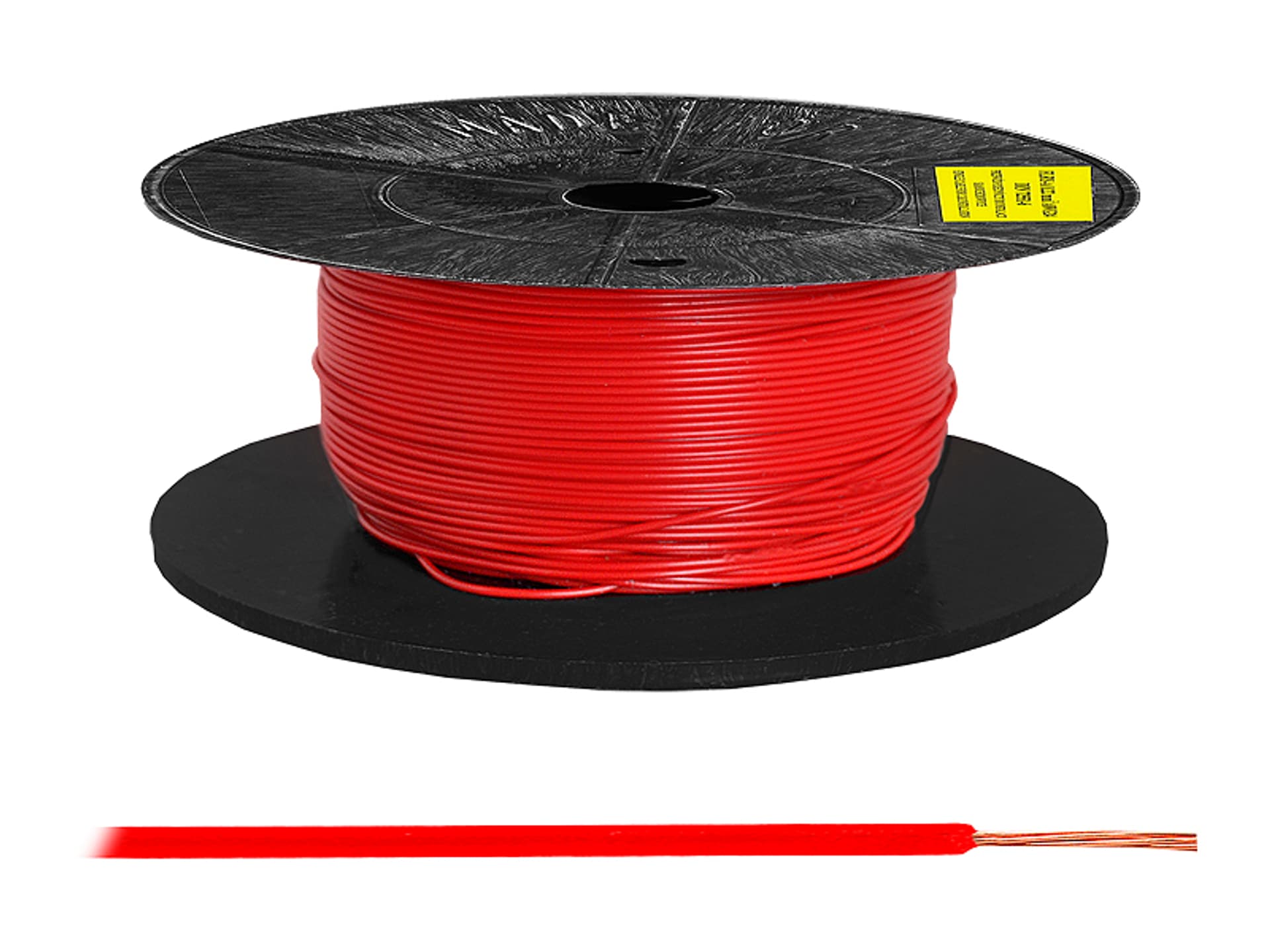 

100 m. Kabel FLRY-A 0.22, czerwony.