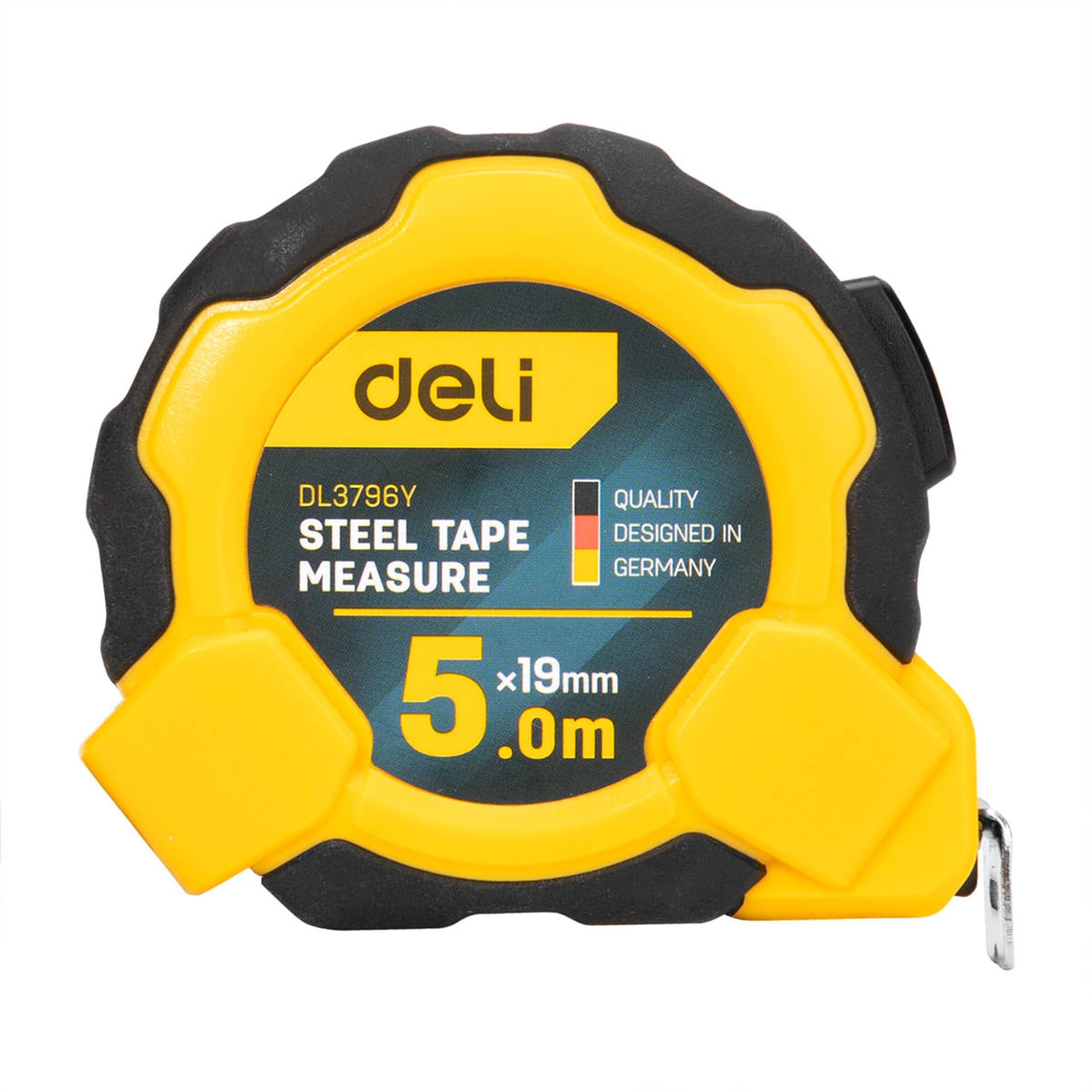 

Miara zwijana Deli Tools EDL3796Y, 5m/19mm (żółta)