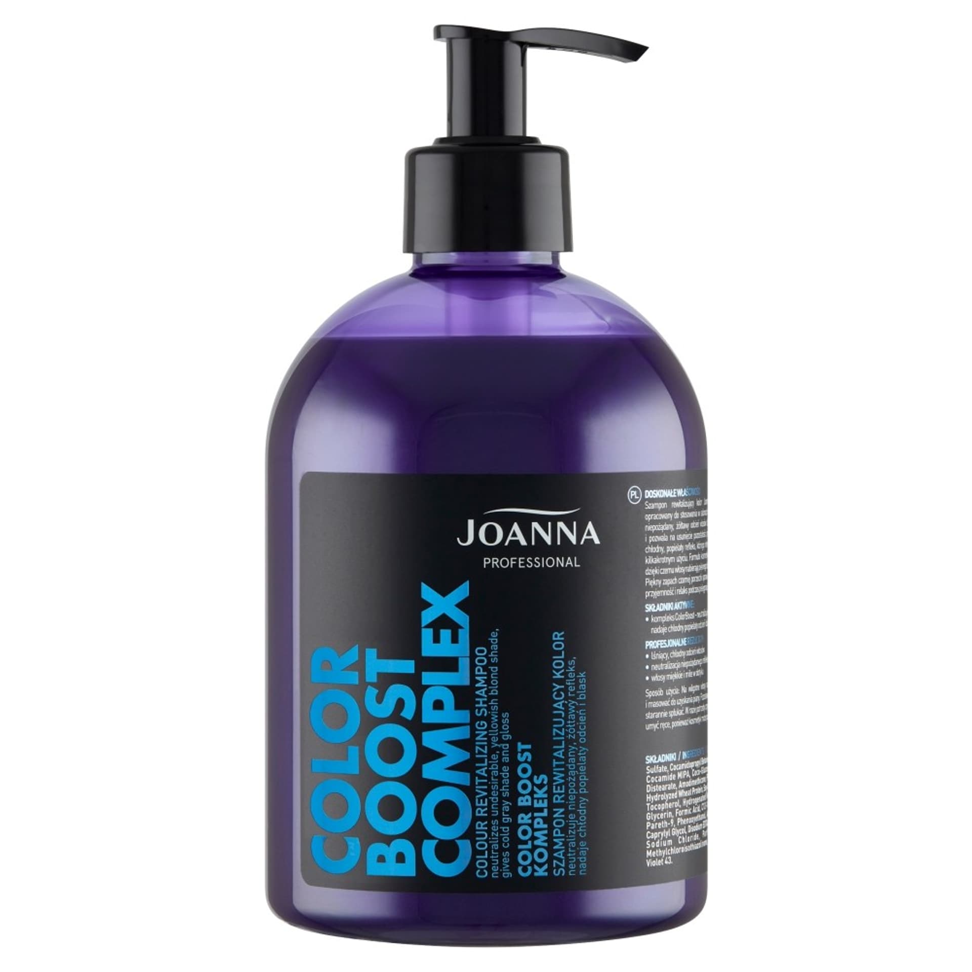 

Joanna Professional Color Boost Complex Szampon Rewitalizujący Kolor 500ml