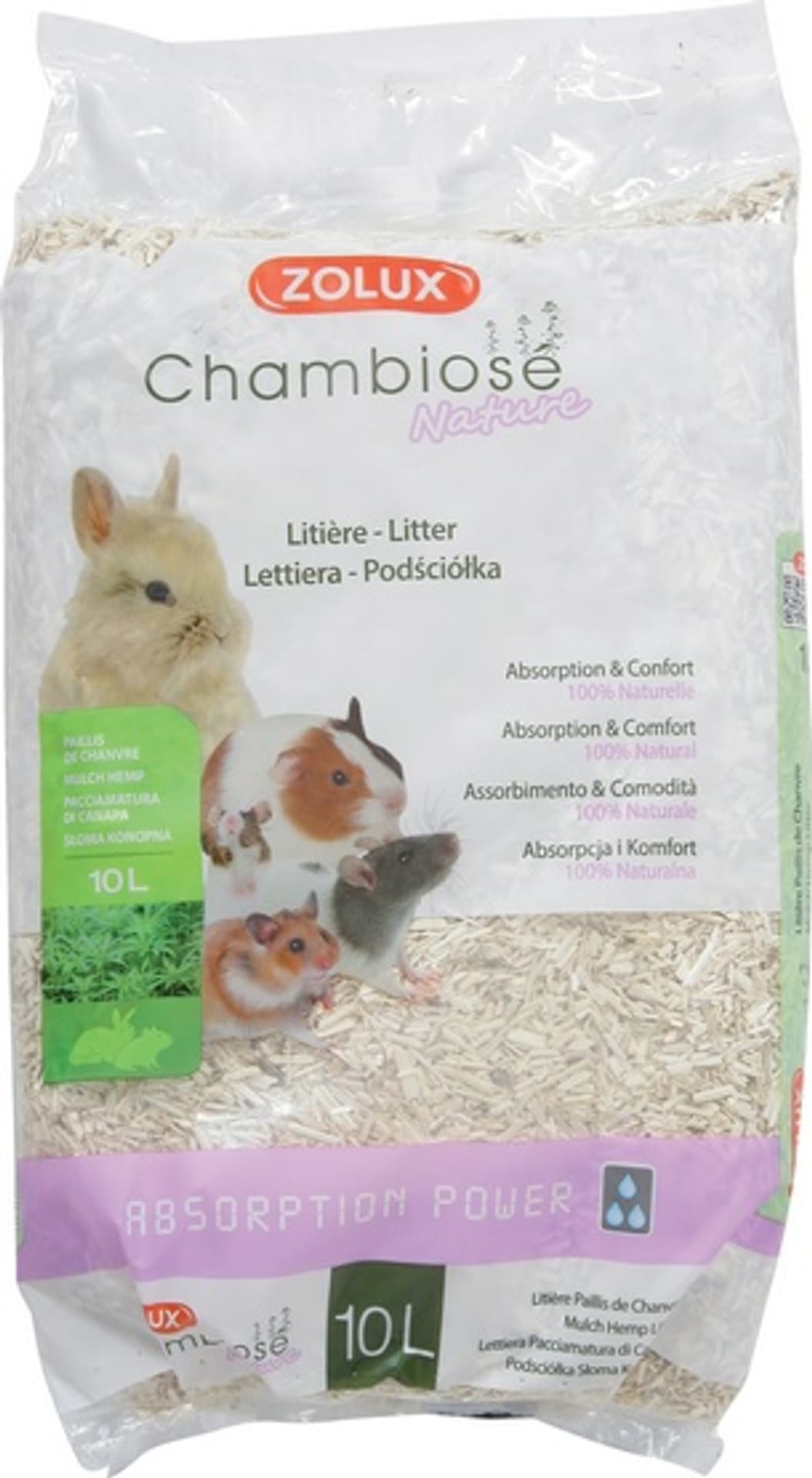 

Zolux Podściółka Chambiose Nature 10L