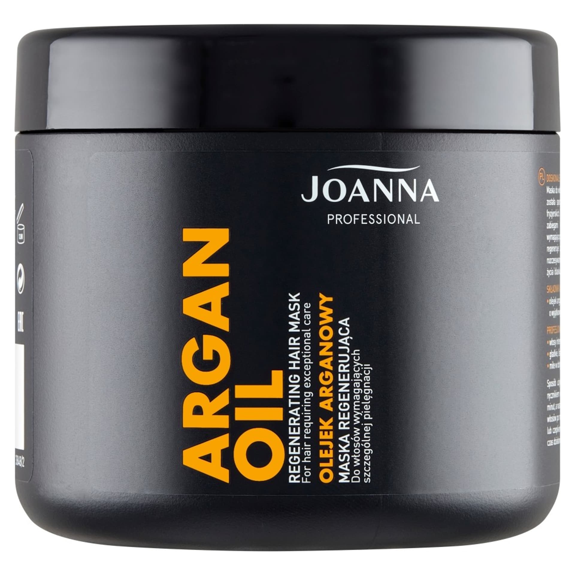 

Joanna Professional Argan Oil Maska regenerująca z olejkiem arganowym 500g