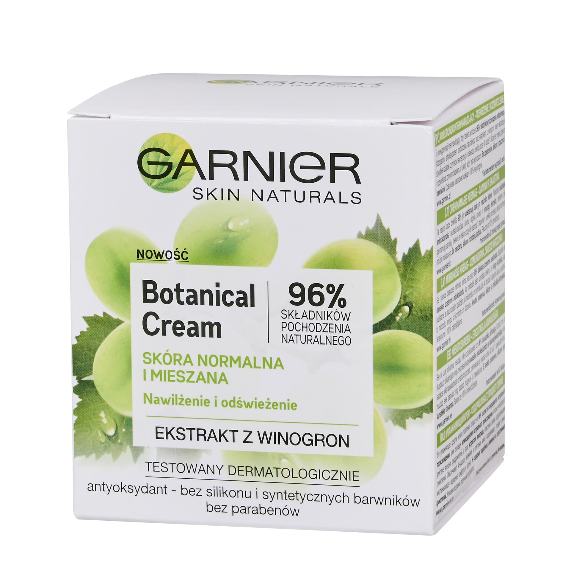 

Garnier Skin Naturals Botanical Grape Extract Krem nawilżająco-odświeżający 50ml