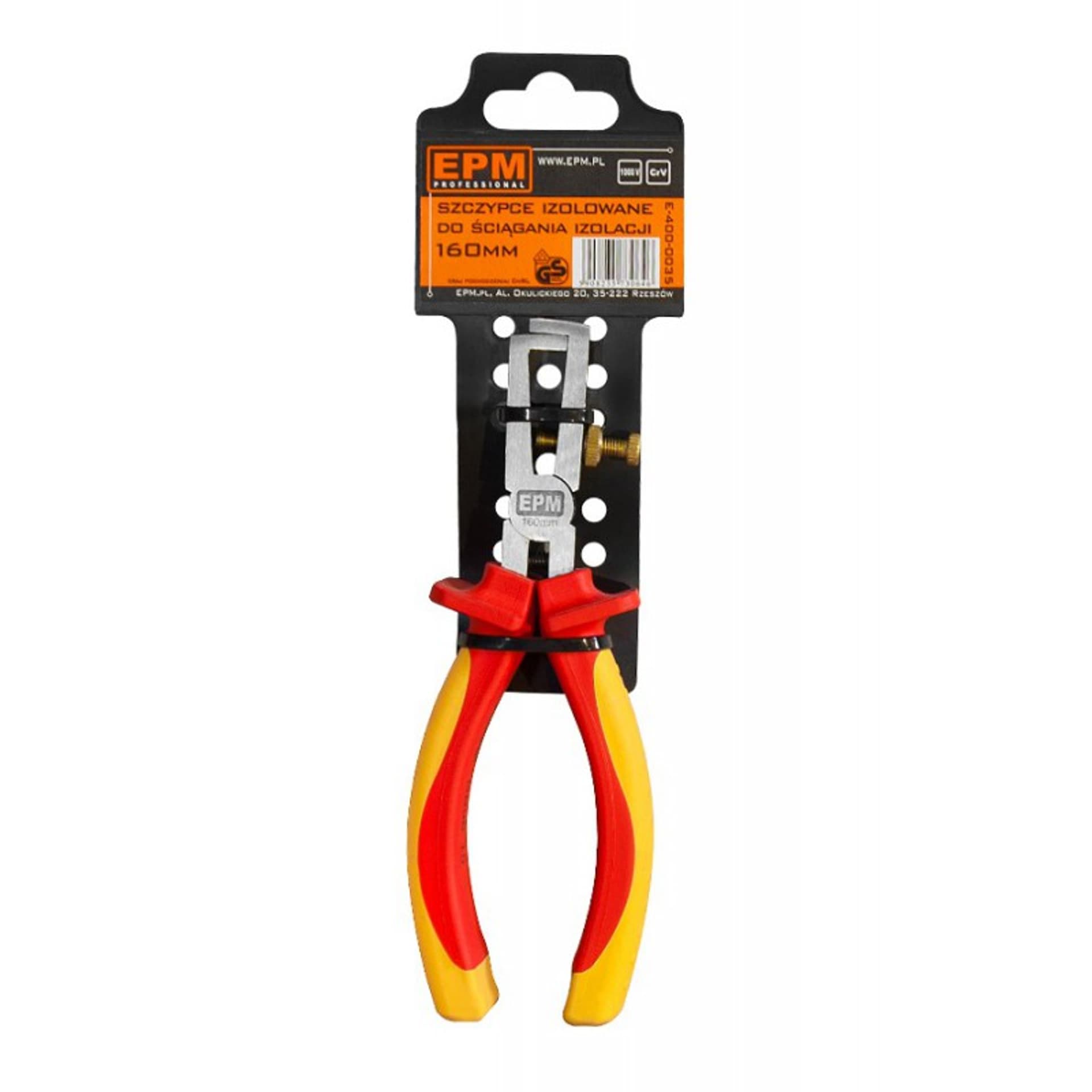 

SZCZYPCE DO ŚCIĄGANIA IZOLACJI IZOLOWANE 1000V 160MM