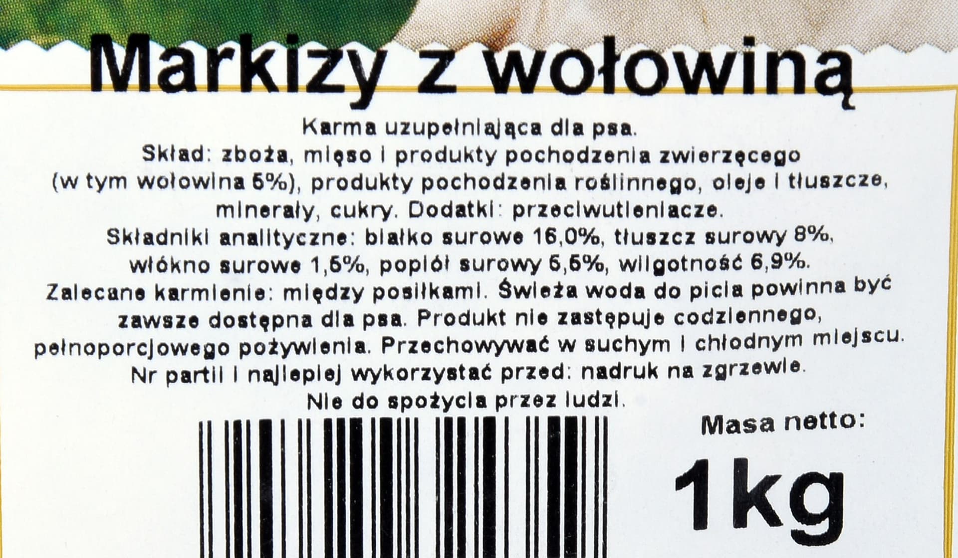 

MACED MARKIZY WOŁOWE 1KG