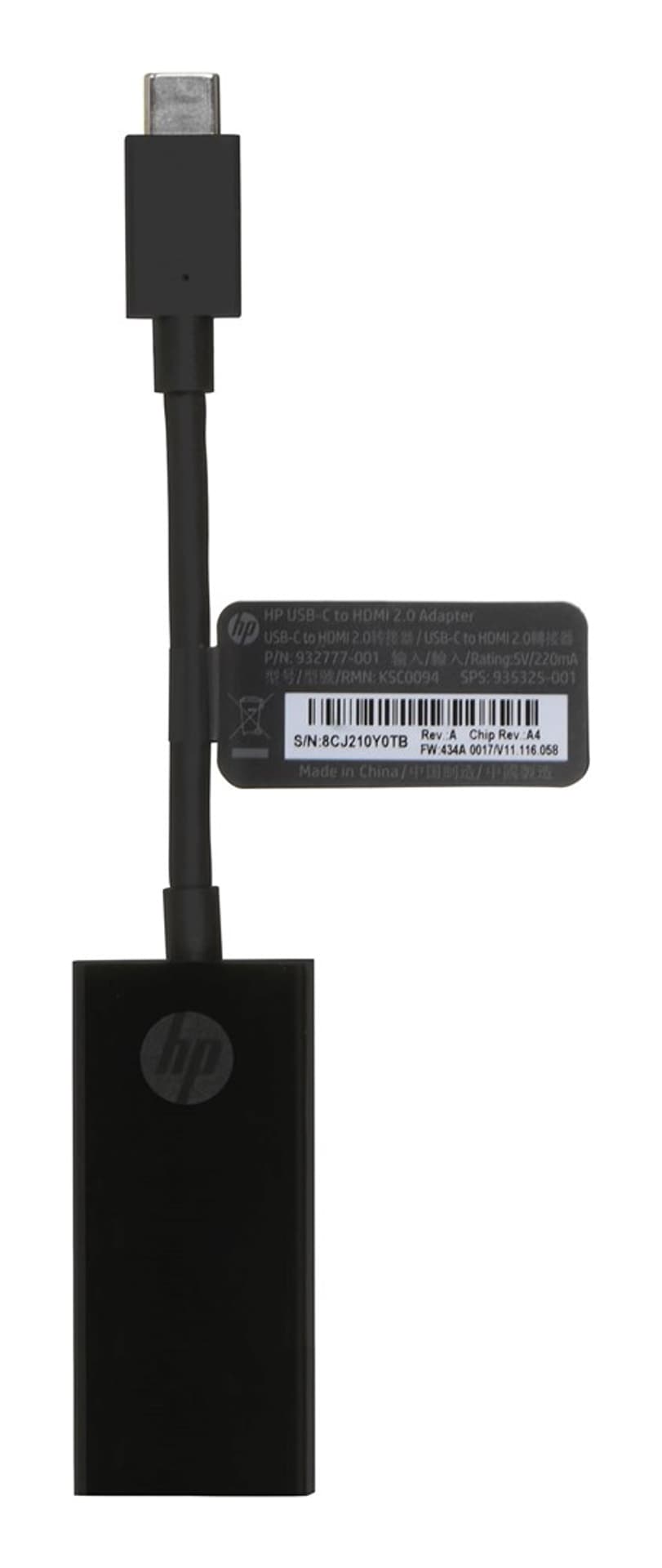 

Adapter HP USB-C/HDMI 2.0