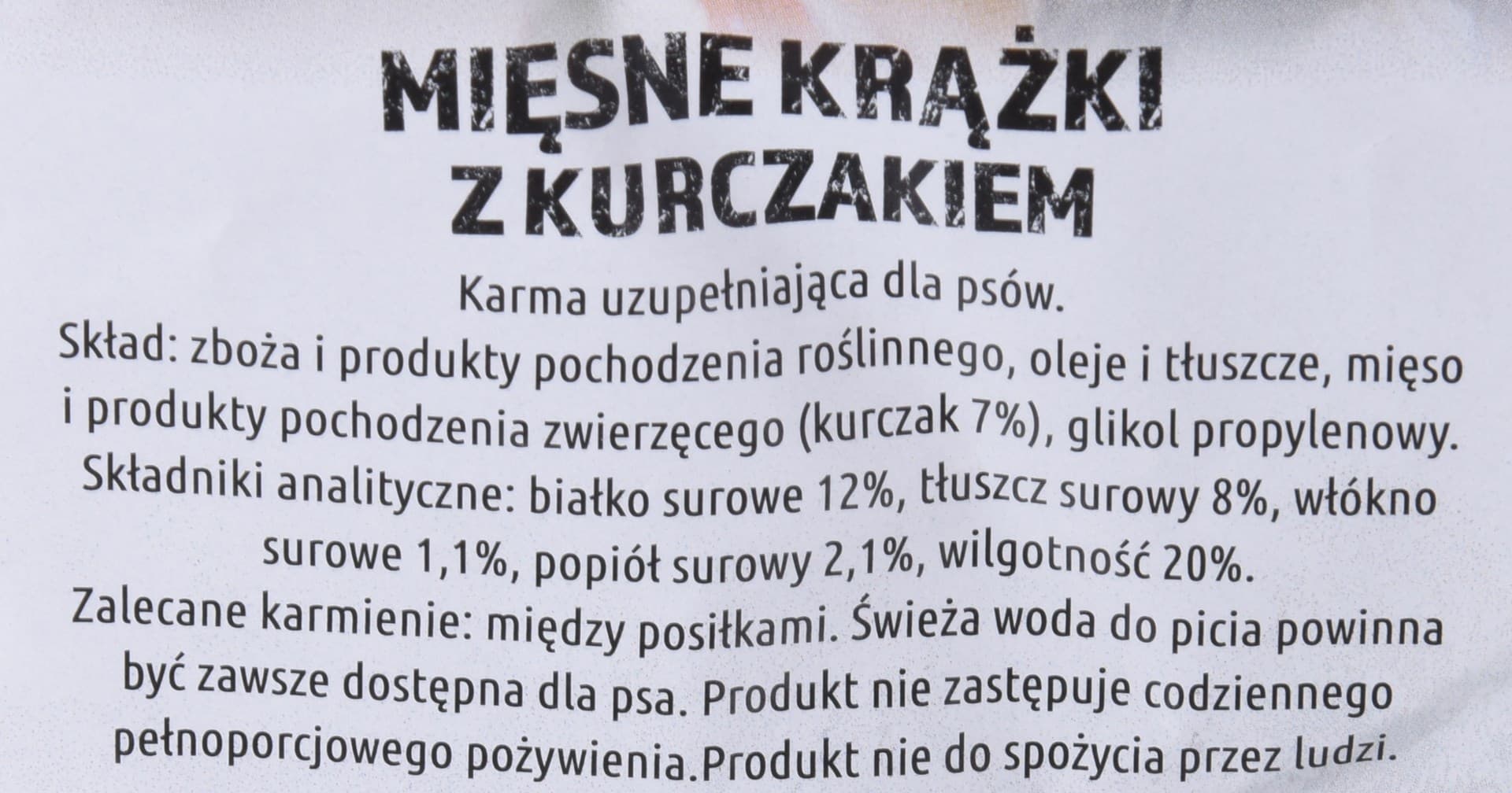

MACED MIĘSNE KRĄŻKI Z KURCZAKIEM 500 G
