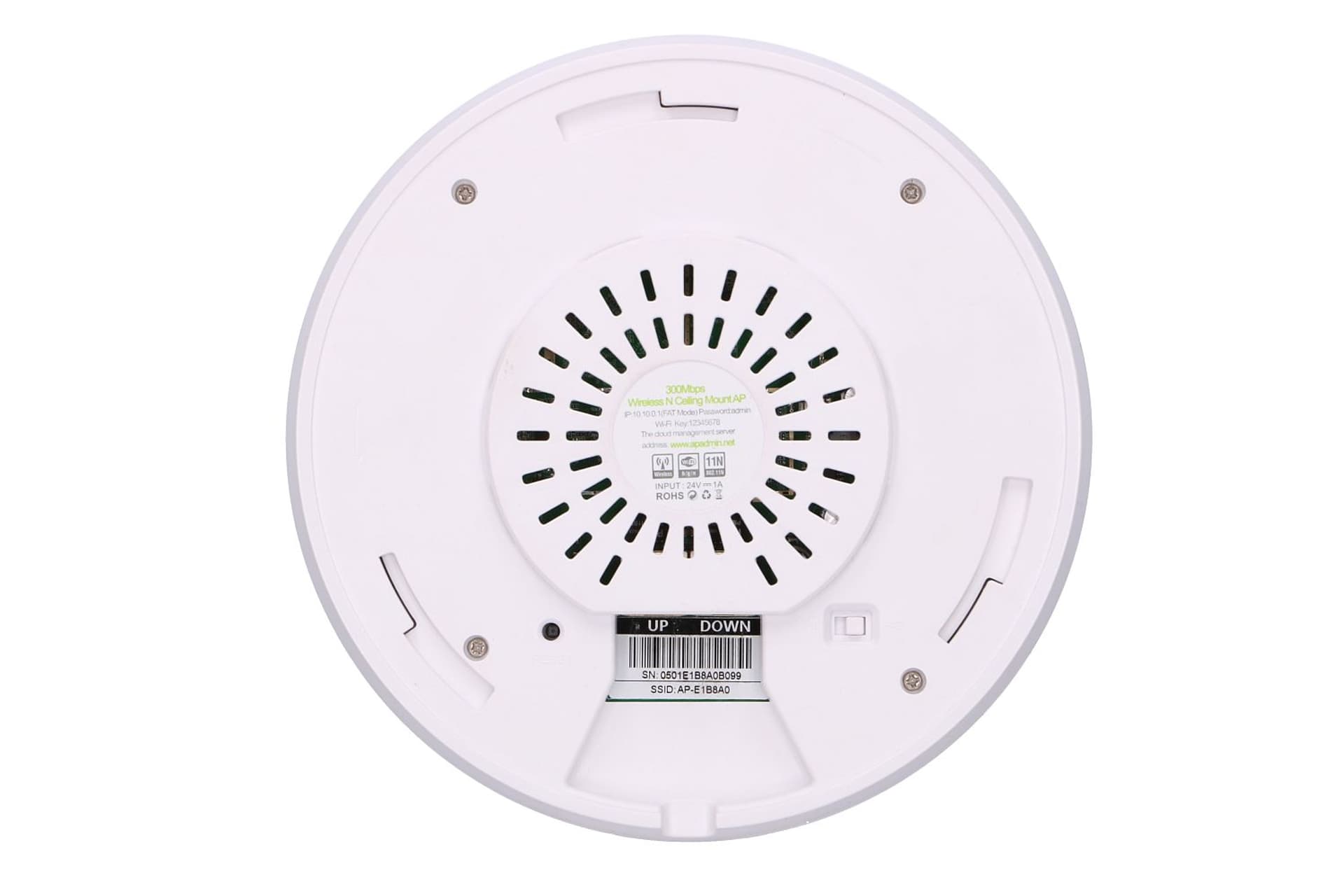 

EXTRALINK FACEDISC AP 2.4GHZ 802.11B/G/N WIRELESS N CEILING MOUNT ACCESS POINT LR LONG RANGE
