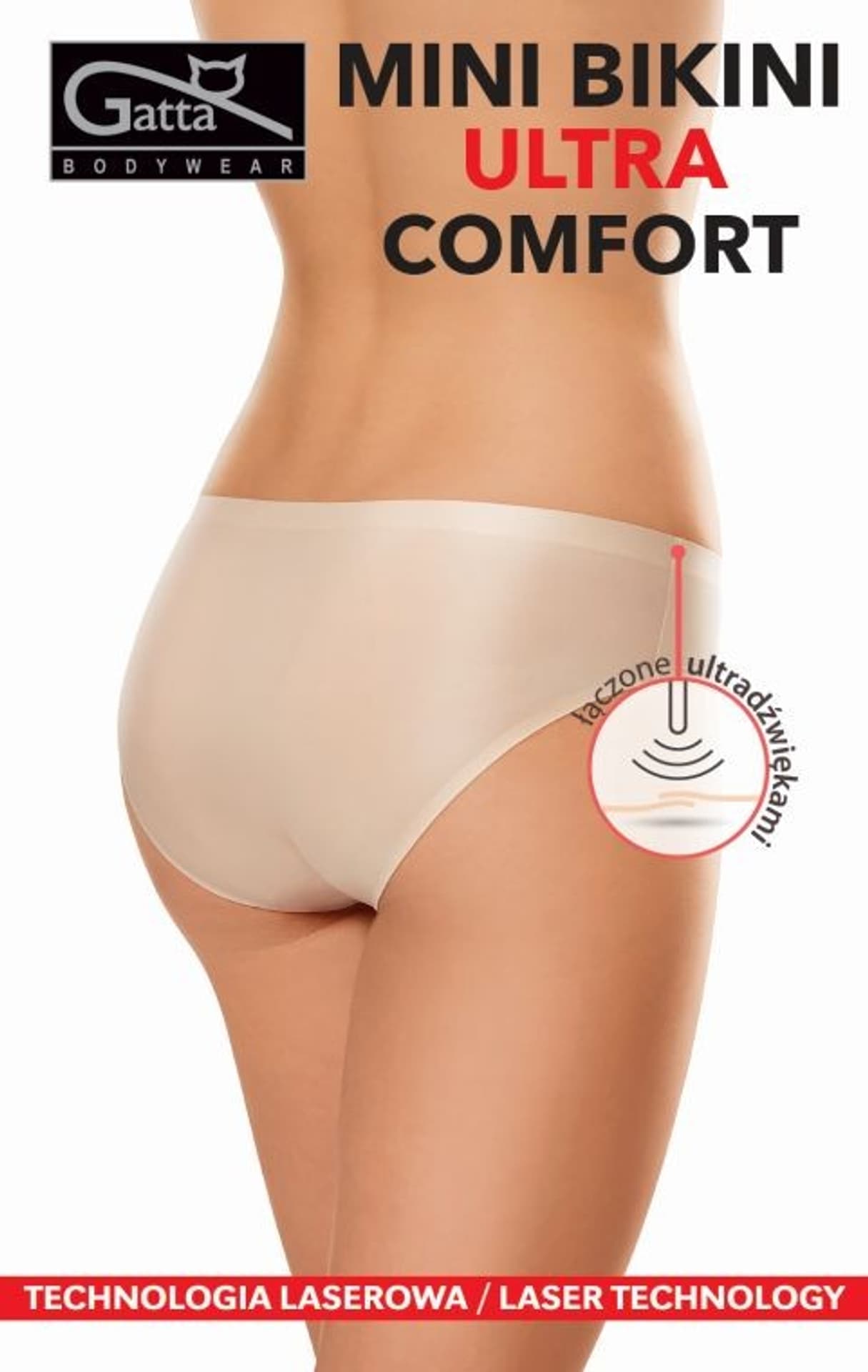 

MINI BIKINI ULTRA COMFORT (kolor beige, rozmiar S)