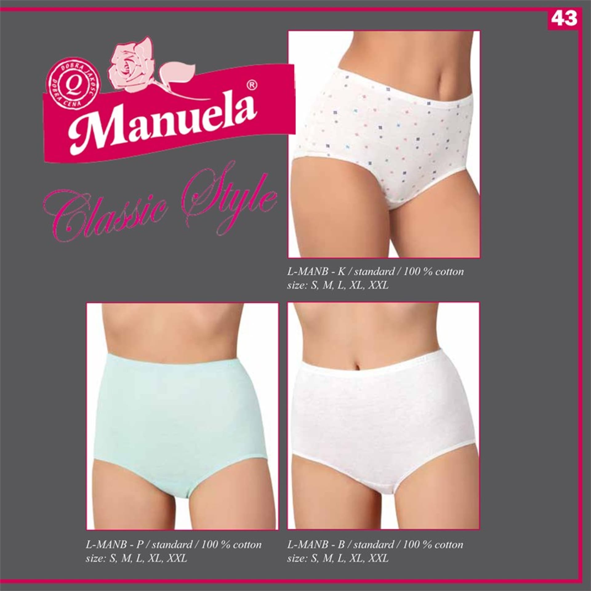 

FIGI MANUELA R.L-XL (kolor biały, rozmiar L)