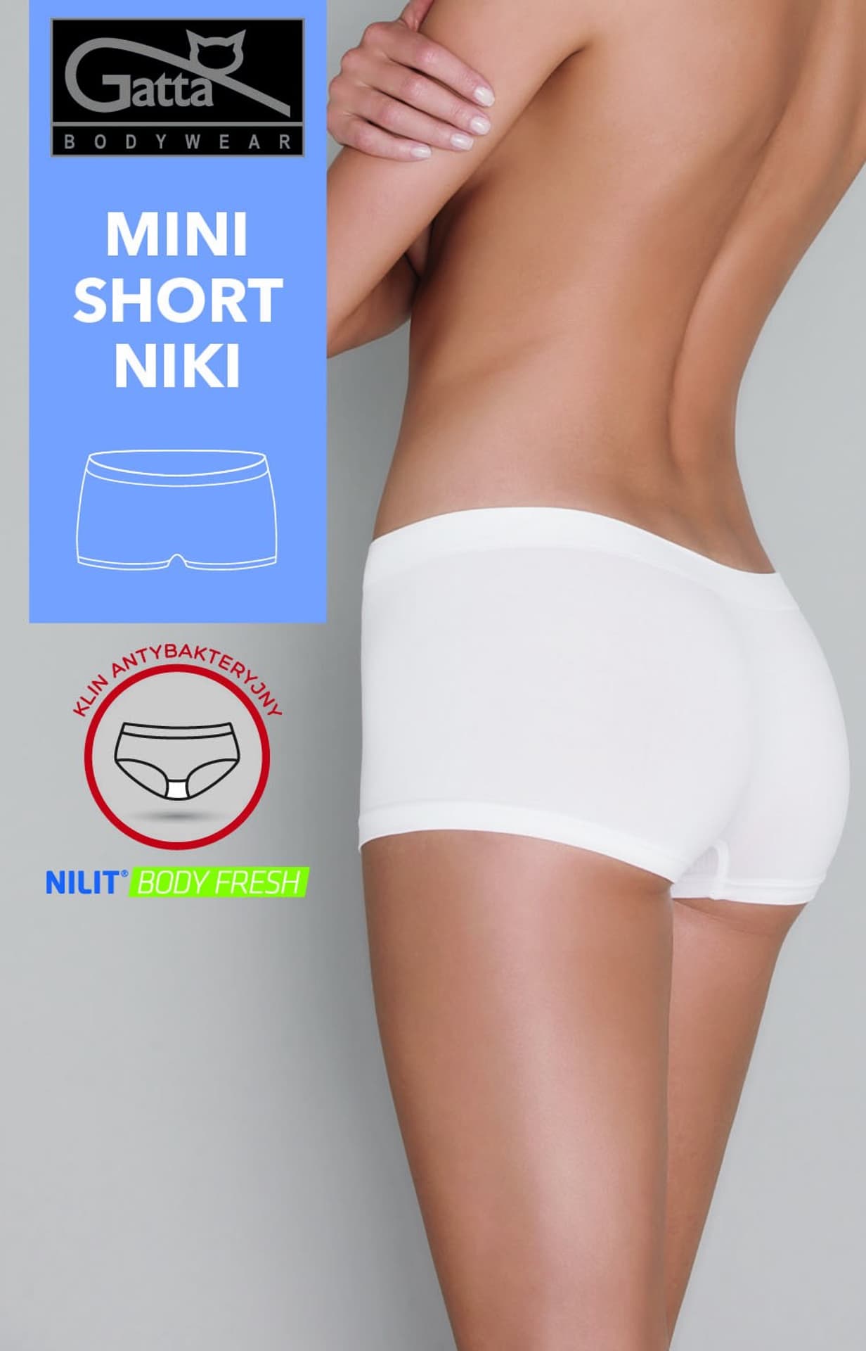 

FIGI MINI SHORT NIKI (kolor natural, rozmiar XL)