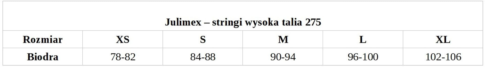 

STRINGI WYSOKA TALIA 275 (kolor natural, rozmiar M)