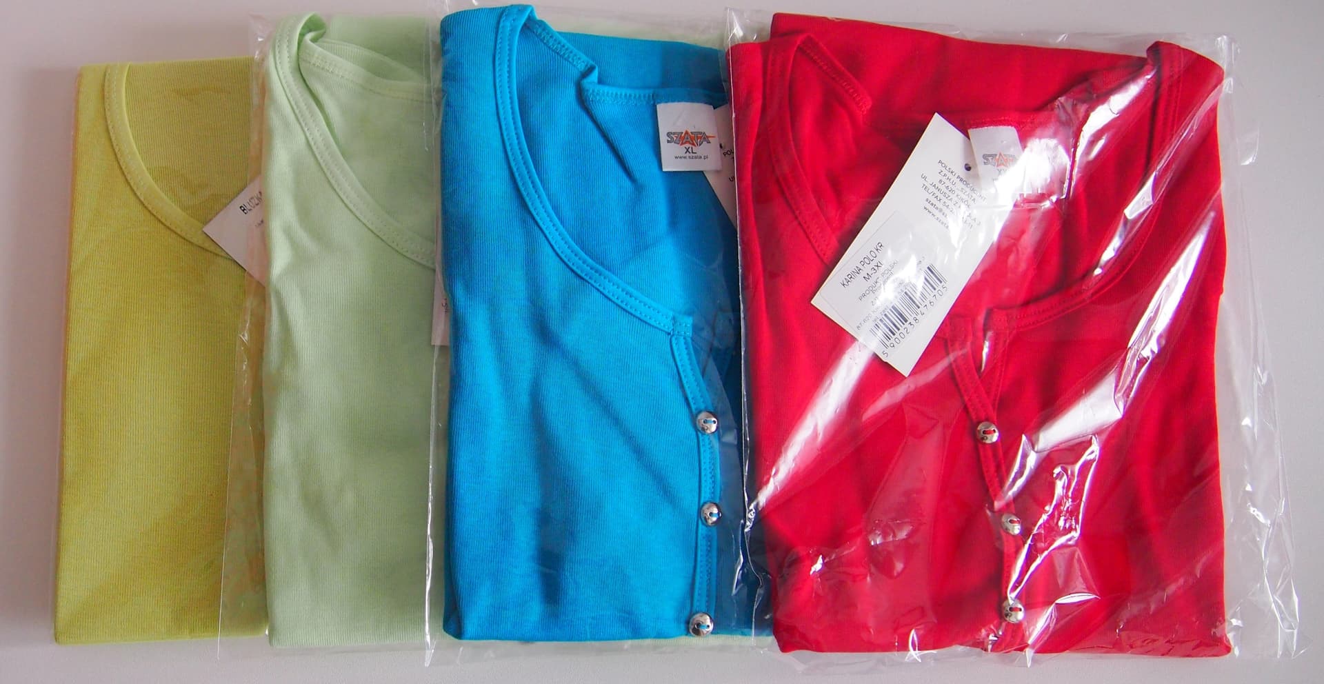 

BLUZKA KARINA POLO KR R.4XL-5XL (kolor mix kolor, rozmiar 5XL)