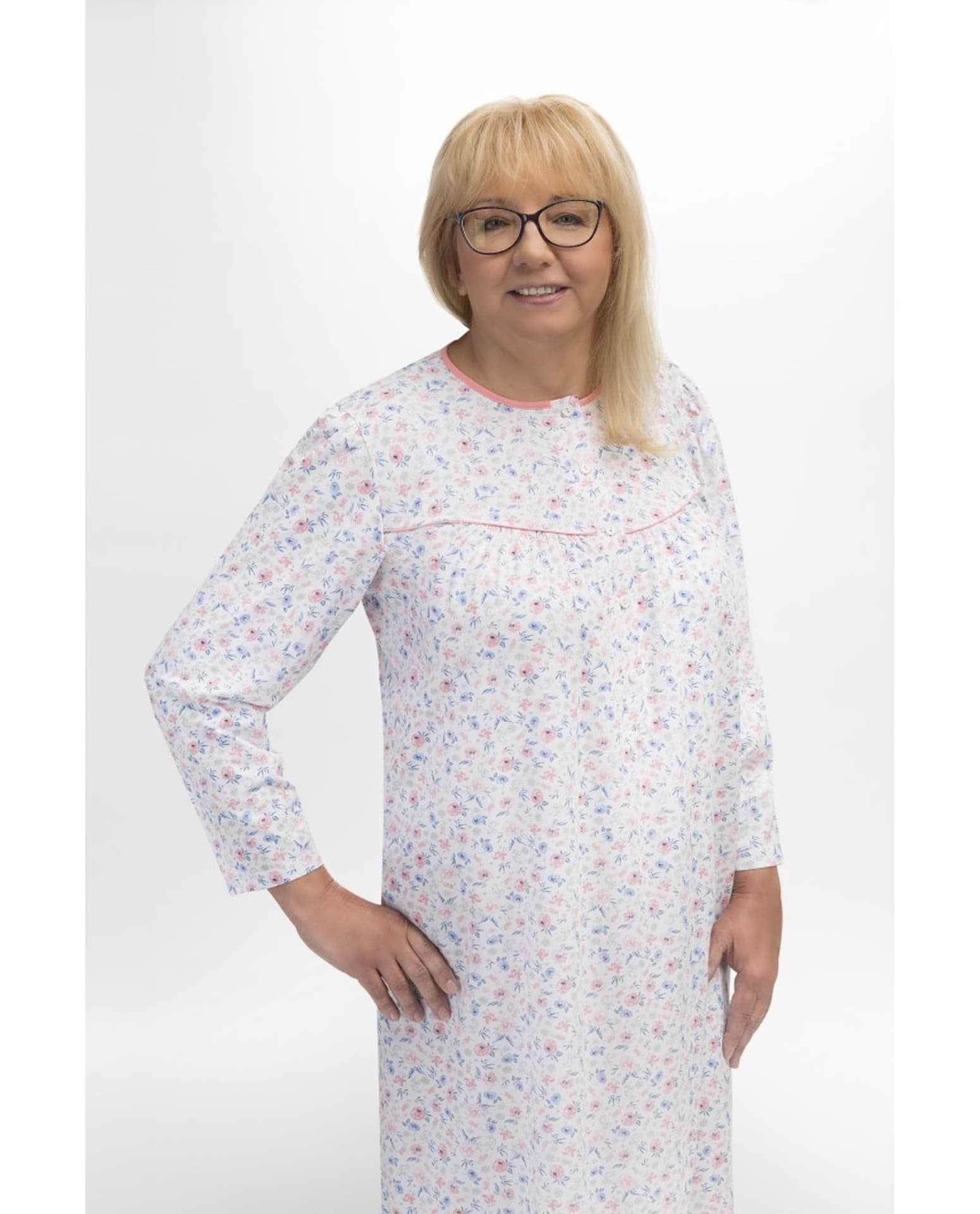 

KOSZULA DAMSKA BOGNA II 204 DR R.3XL (kolor kwiatki 10)