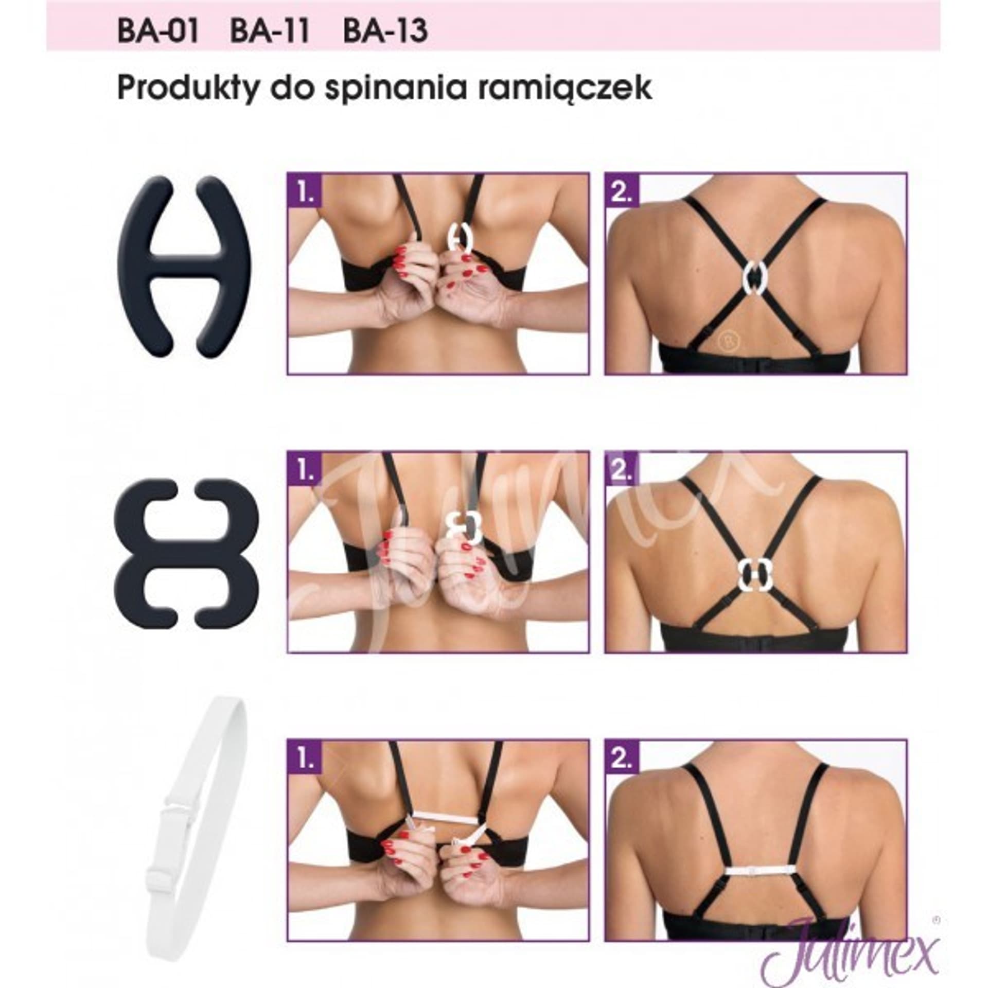 

KLIPS ŚCIĄGAJĄCY RAMIĄCZKA BA-13 (kolor biały)