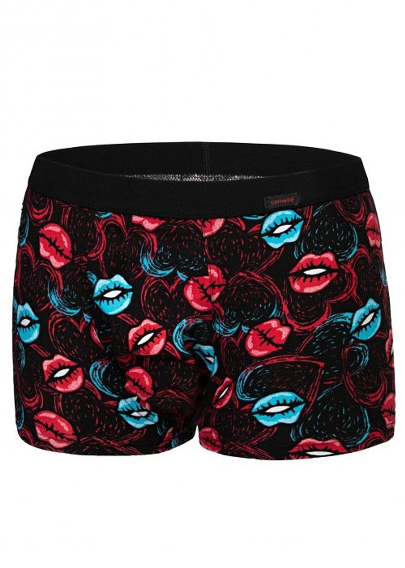 

BOKSERKI WALENTYNKOWE 010/72 HOT LIPS (kolor czarny, rozmiar M)