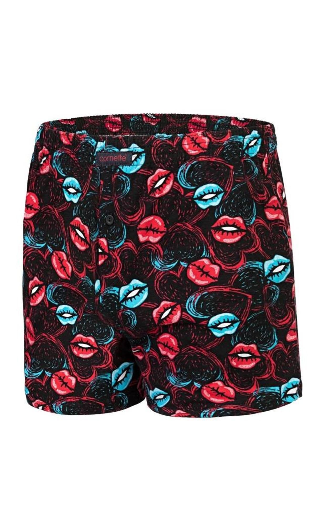 

BOKSERKI WALENTYNKOWE 048/06 HOT LIPS 2 (kolor czarny, rozmiar M)