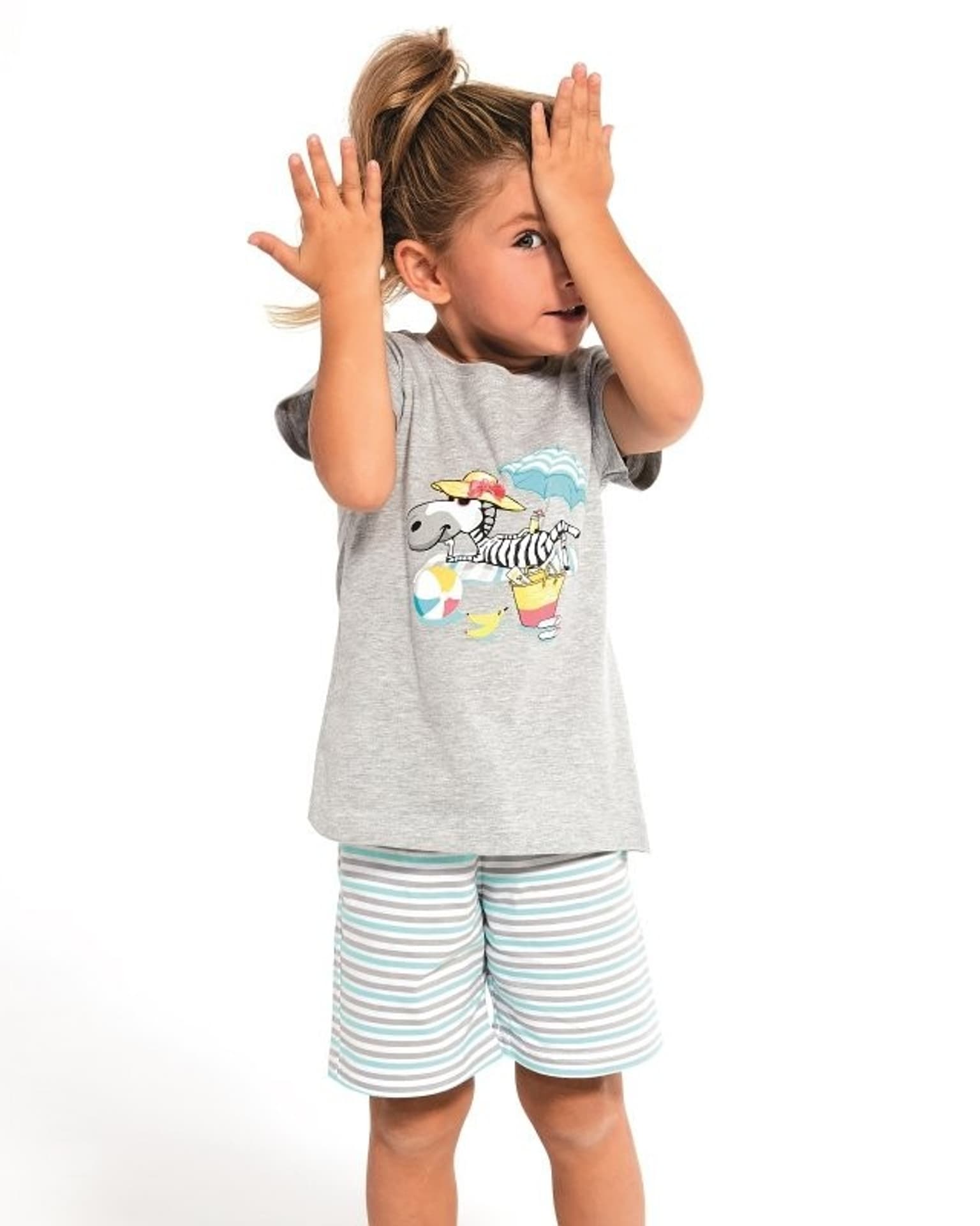 

PIŻAMA GIRL KIDS 787/71 RELAX KR (kolor melange szary, rozmiar 122-128)