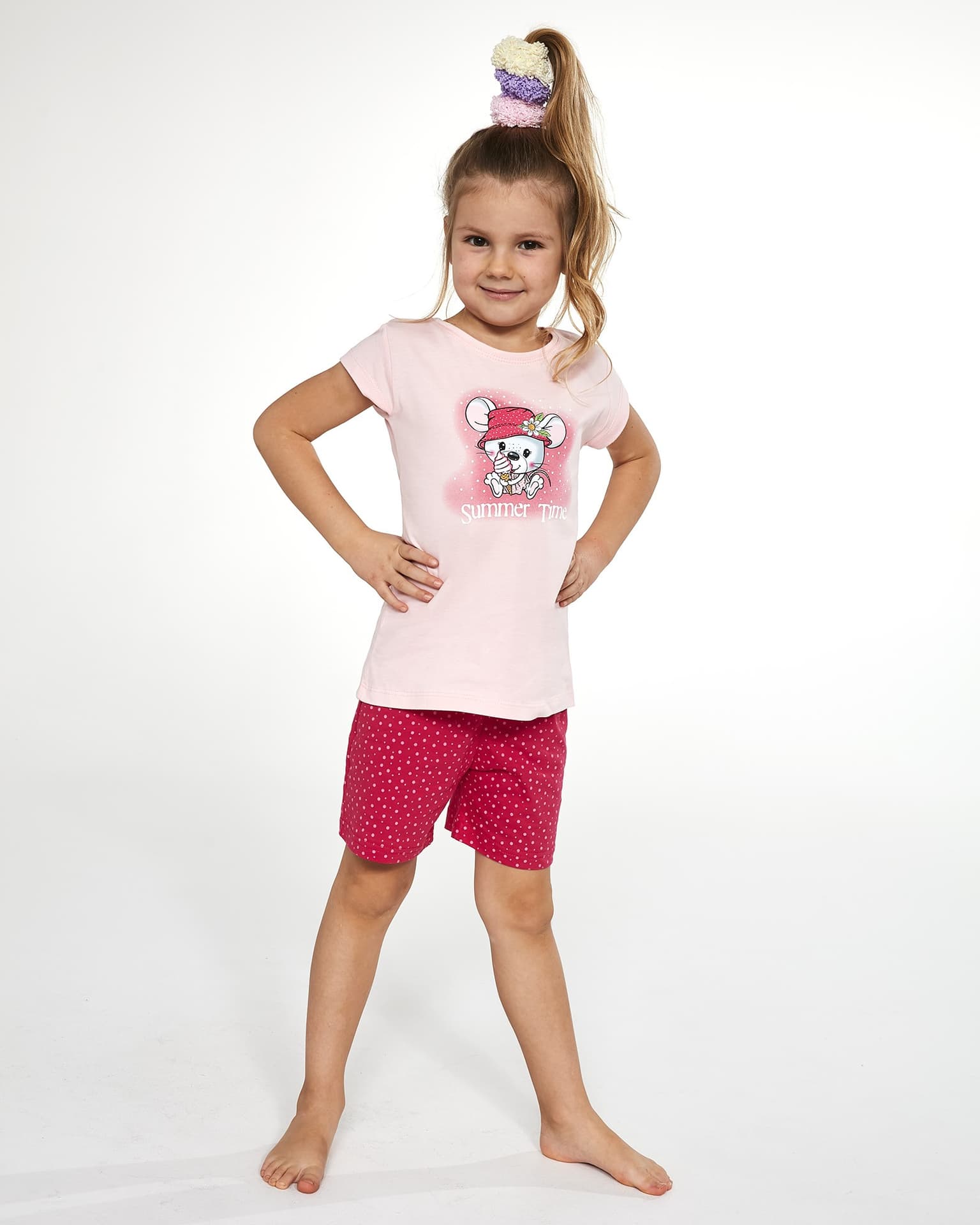 

PIŻAMA GIRL KIDS 787/85 LITTLE MOUSE KR (kolor różowy, rozmiar 86-92)