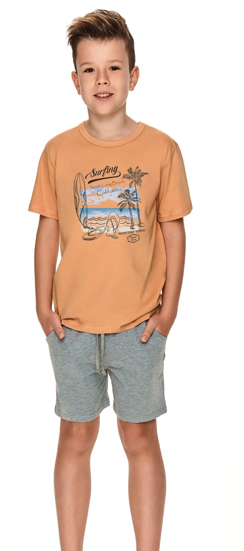 

PIŻAMA CHŁOPIĘCA WADIM 2748 KR R.104-116 (kolor jasny brązowy, rozmiar 116)
