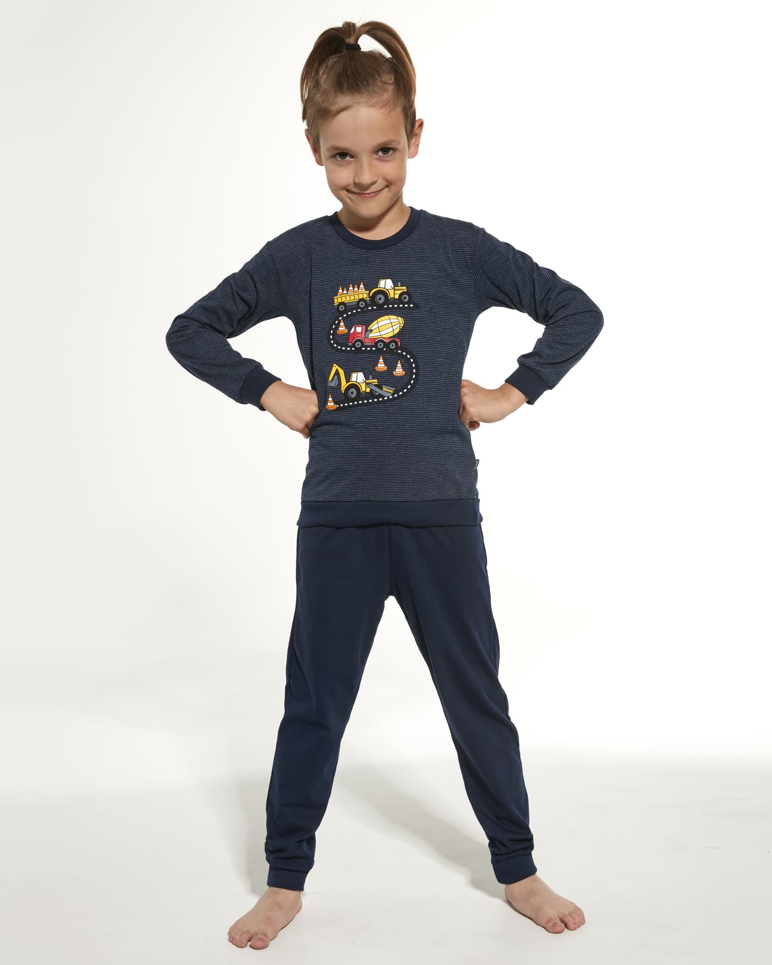

PIŻAMA BOY KIDS 478/139 ROAD 2 DR (kolor paski/jeans/niebieski, rozmiar 110-116)