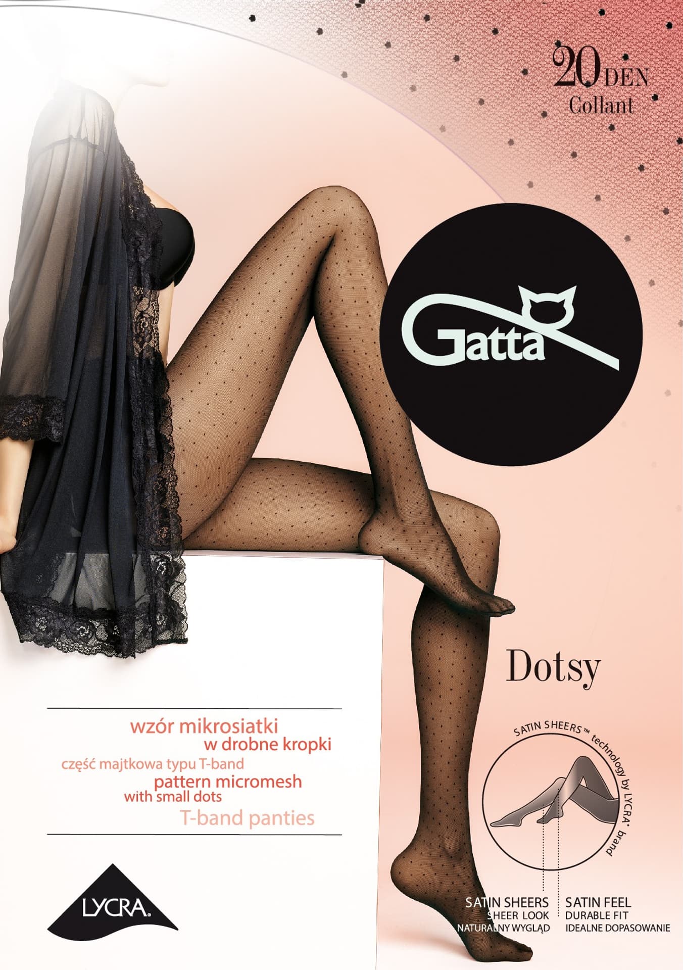 

RAJSTOPY DOTSY W.01 20 DEN (kolor nero, rozmiar 2)