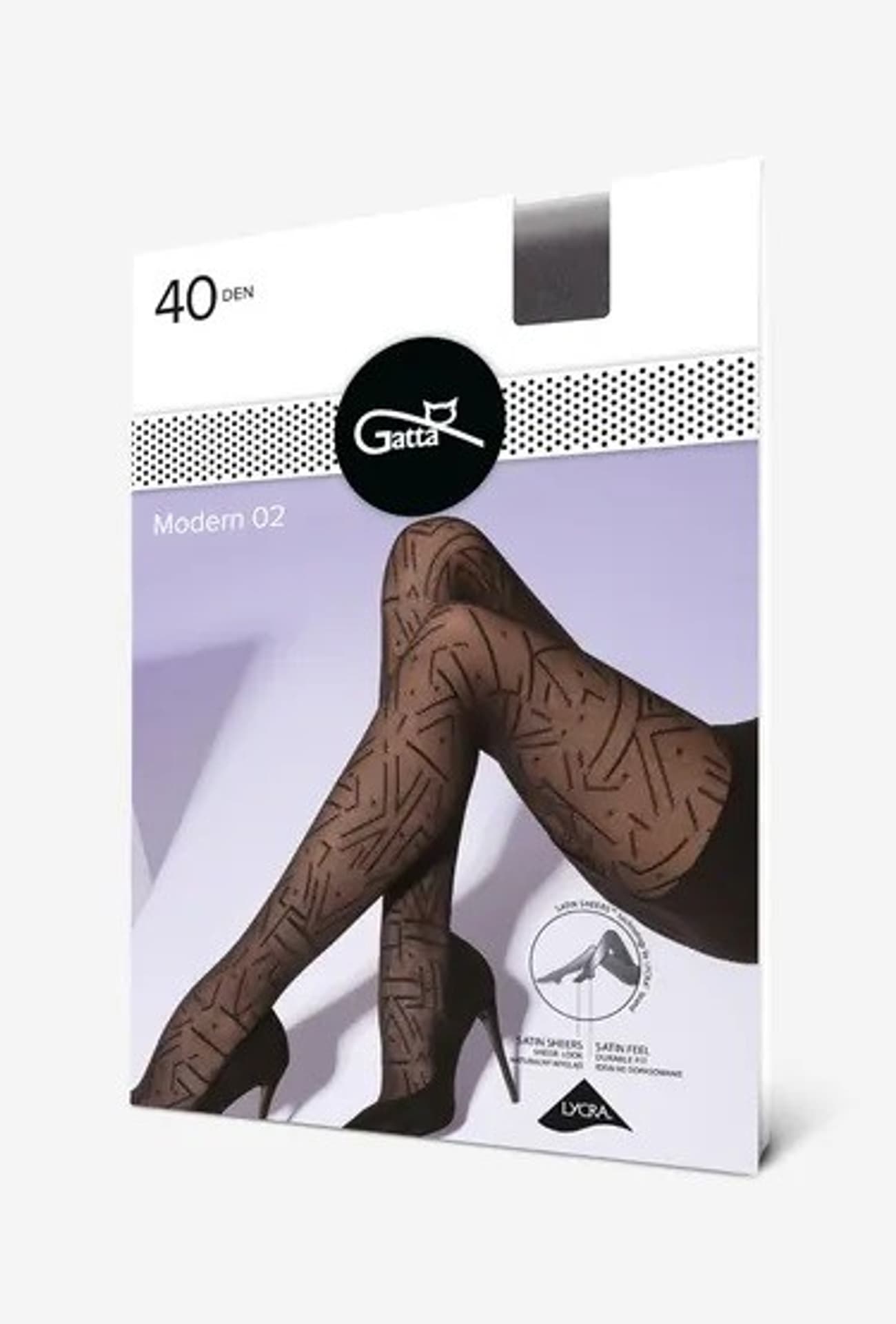 

RAJSTOPY MODERN W.02 40 DEN (kolor nero, rozmiar 2)