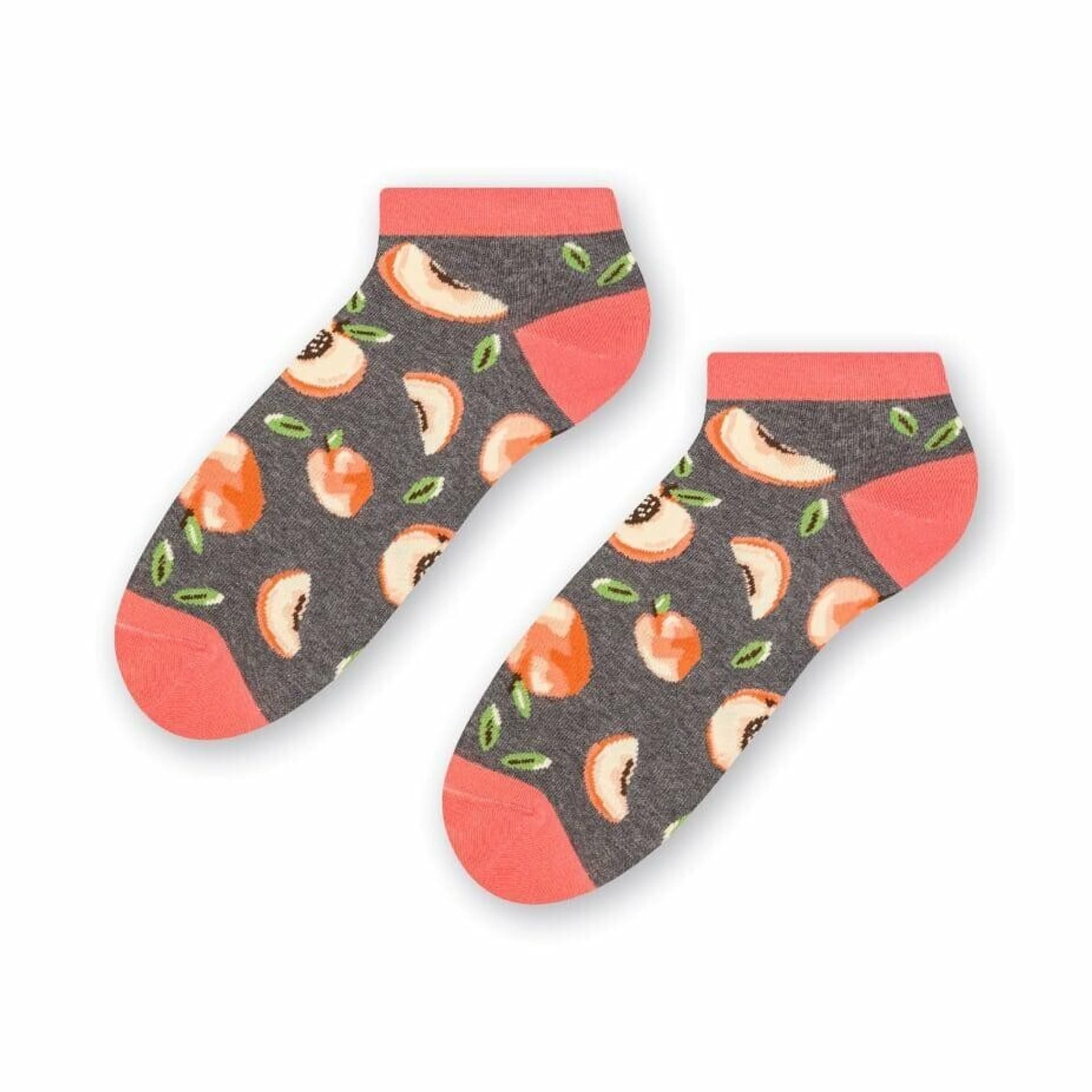 

STOPKI DAMSKIE SUMMER SOCKS 114 (kolor czarny/brzoskwinie 058, rozmiar 35-37)