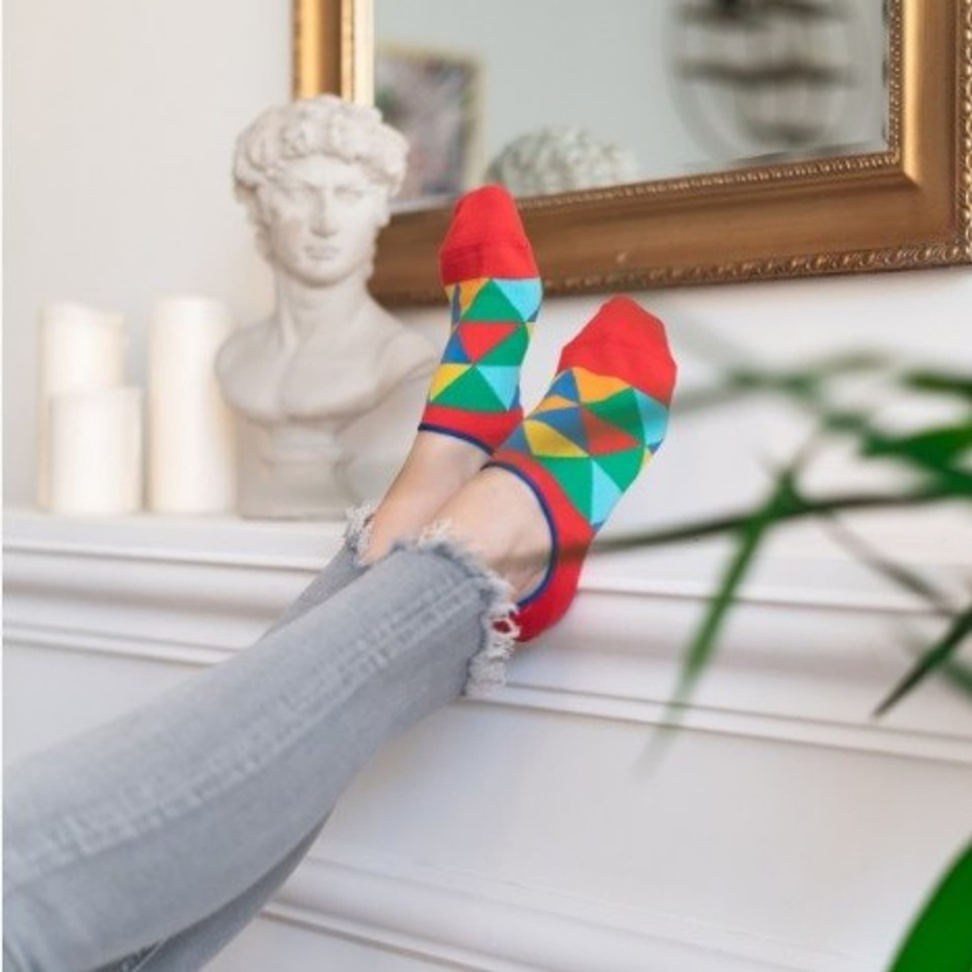 

STOPKI DAMSKIE 113 SALE (kolor polka dots szary, rozmiar 39-42)