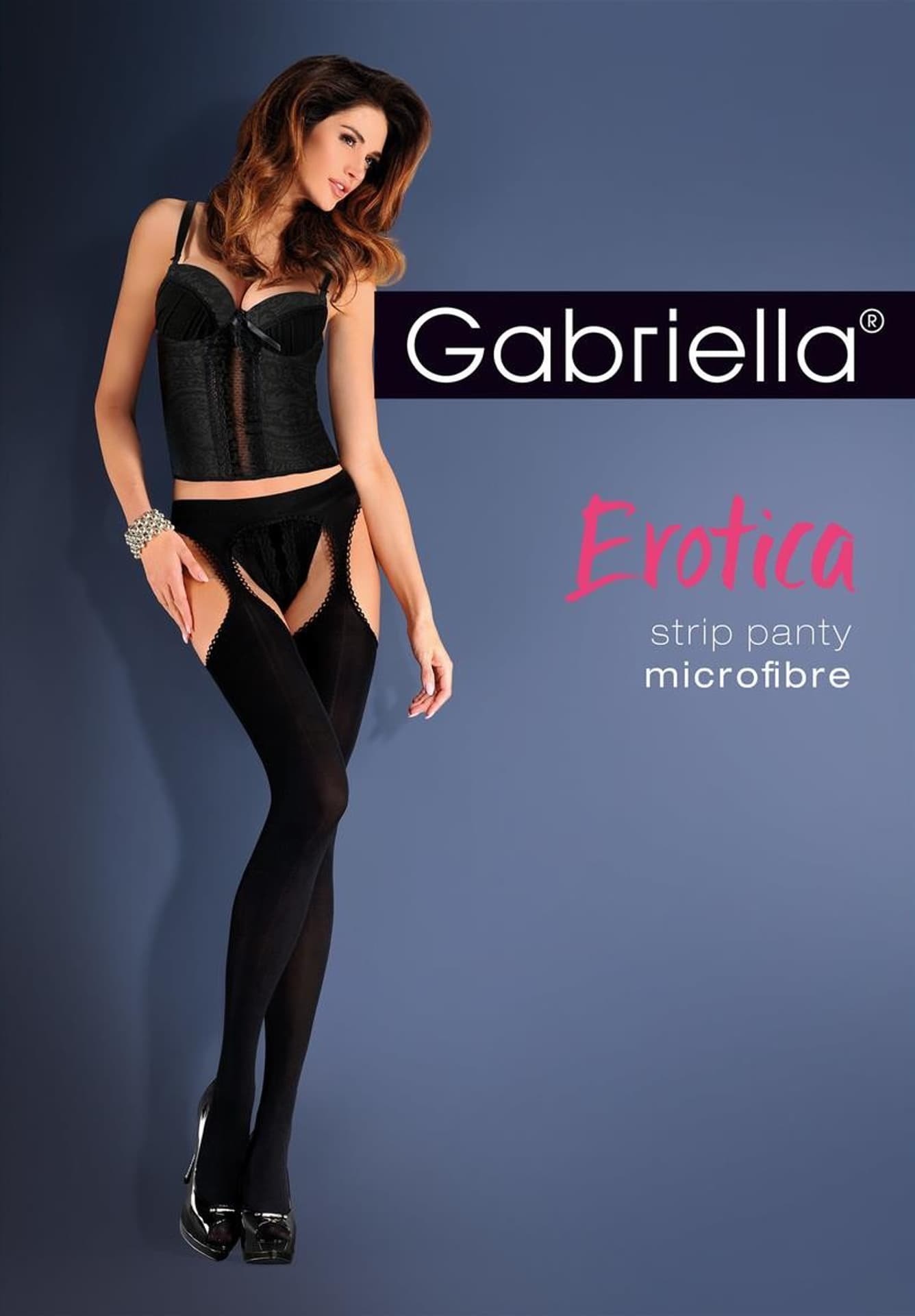 

RAJSTOPY EROTICA STRIP PANTY (kolor nero, rozmiar 1/2)