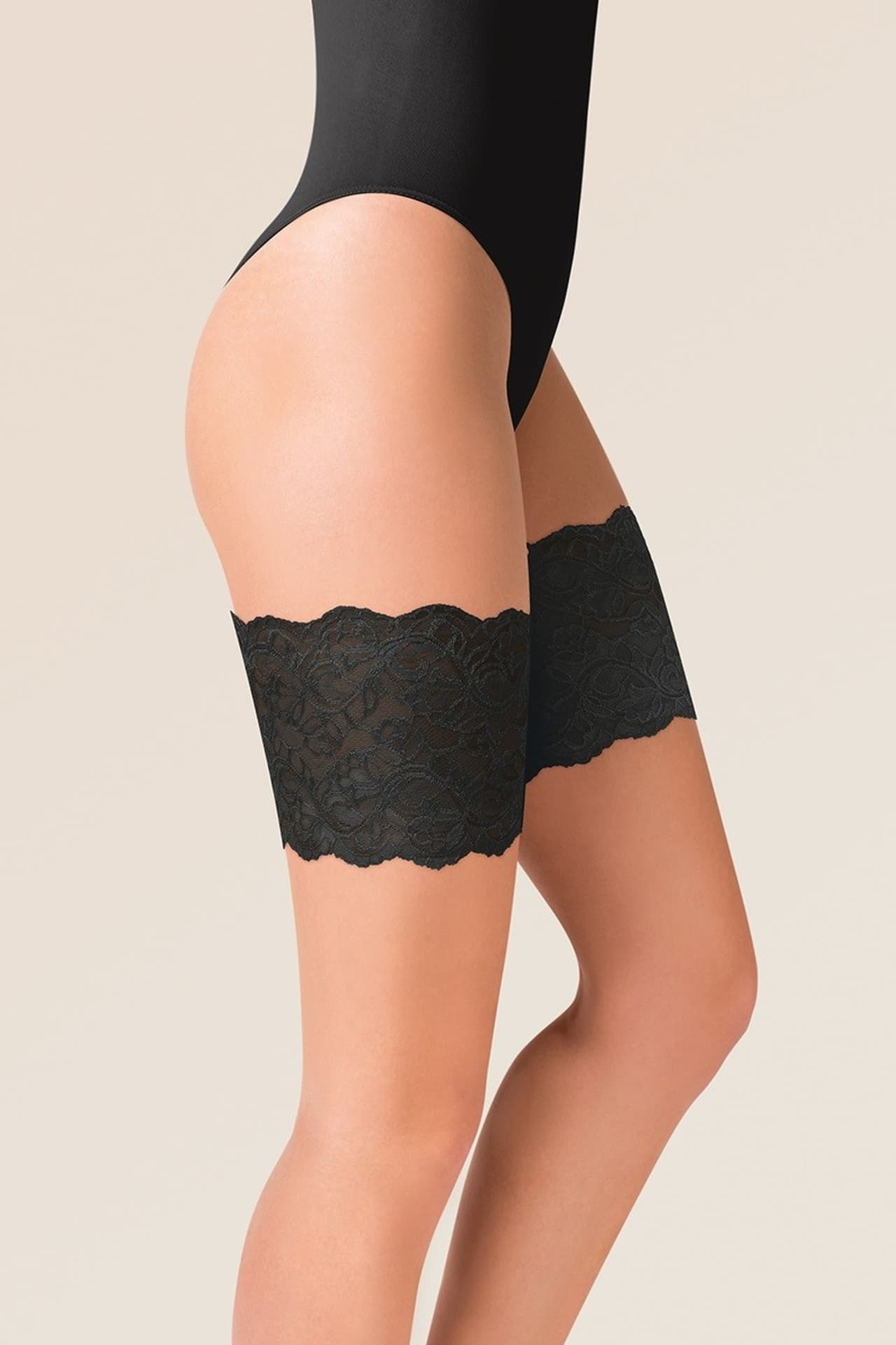 

KORONKOWA OPASKA NA UDA PLUS SIZE (kolor beige, rozmiar 3/4)