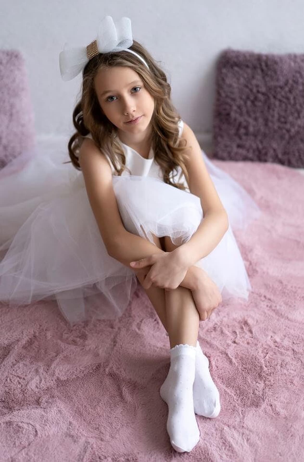 

SKARPETKI DZIEWCZĘCE KELLY LUREX 40 DEN (kolor bianco)