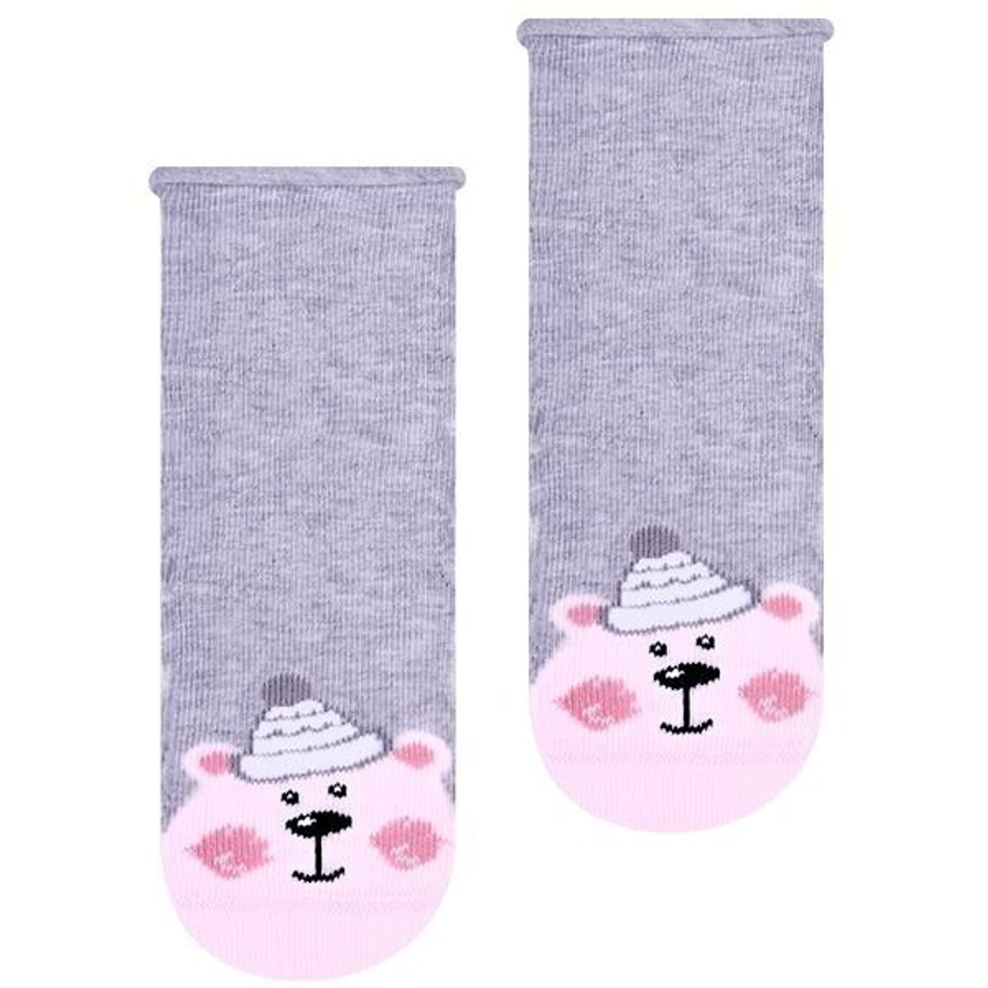 

SKARPETKI NIEMOWLĘCE COTTON CANDY 138 (kolor jeans/biały miś 127, rozmiar 20-22)