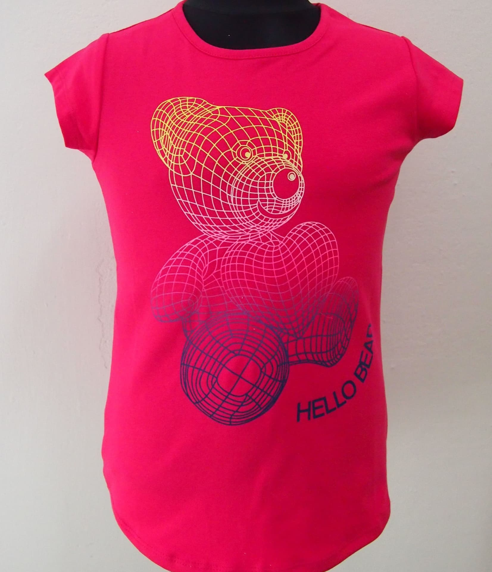 

BLUZKA DZIEWCZĘCA HELLO BEAR KR R.128-140 (kolor różowy, rozmiar 134)