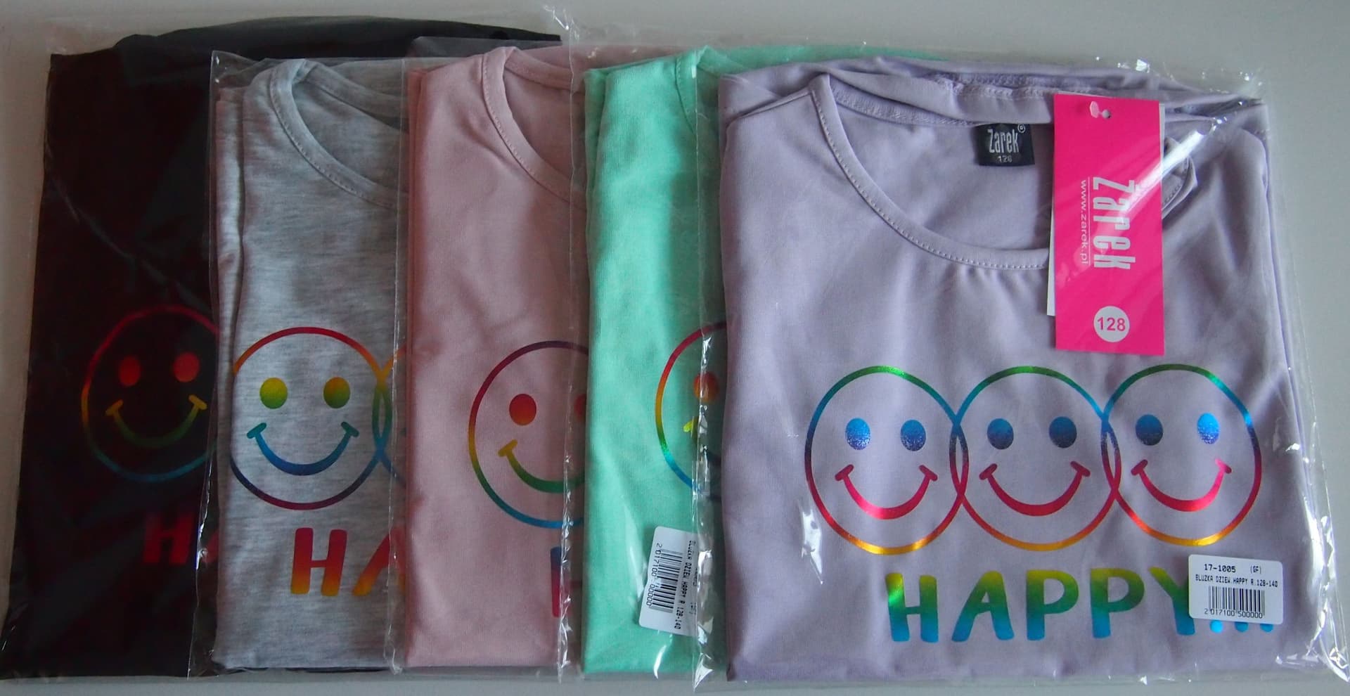 

BLUZKA DZIEWCZĘCA HAPPY KR R.146-152 (kolor mix kolor, rozmiar 146)